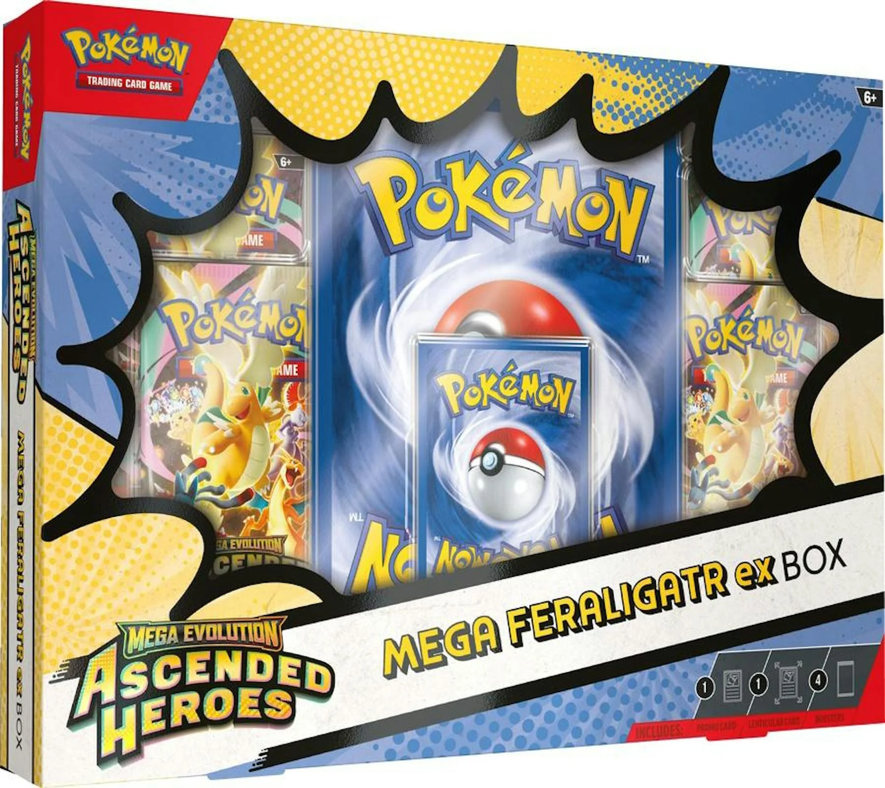 Pokémon Mega Evolution Ascended Heroes ex Box (Meganium/Emboar/Feraligatr) | Columbia Sports Cards - Image 2