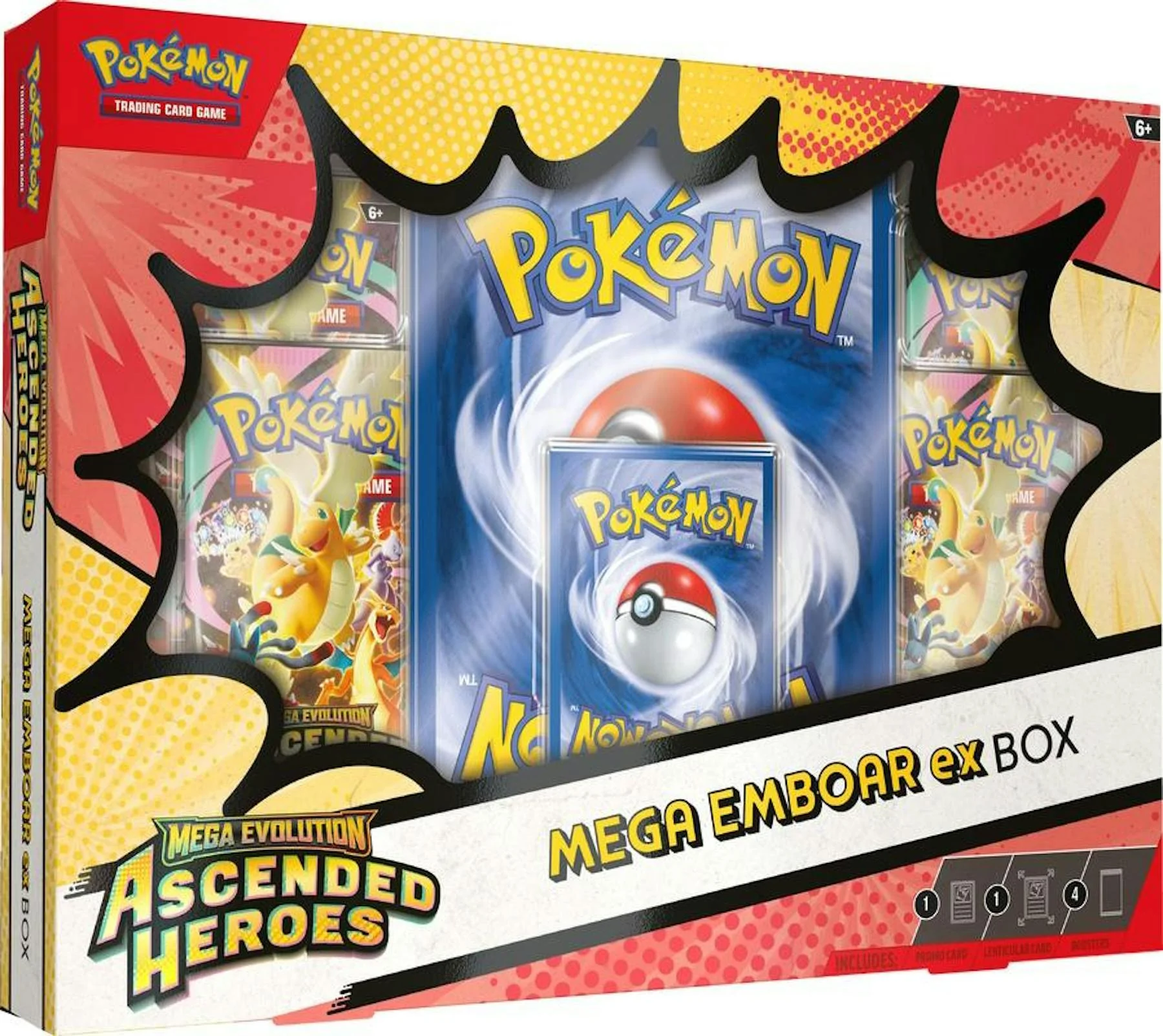 Pokémon Mega Evolution Ascended Heroes ex Box (Meganium/Emboar/Feraligatr) | Columbia Sports Cards - Image 3