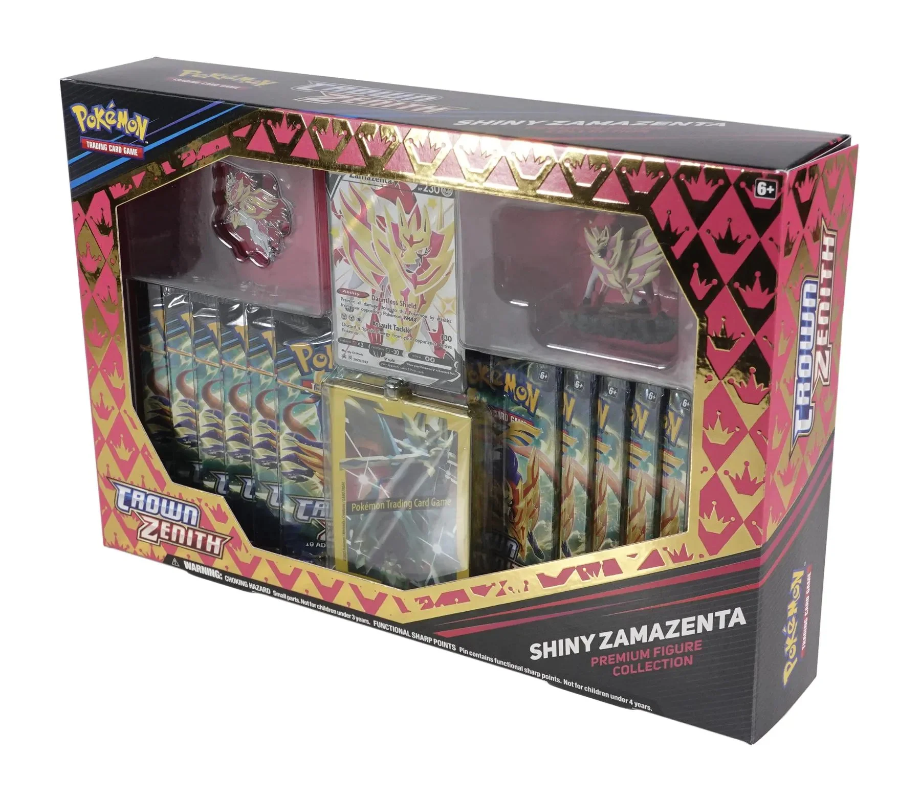 Pokémon Crown Zenith Premium Figure Collection Shiny Zamazenta - RED - Image 2