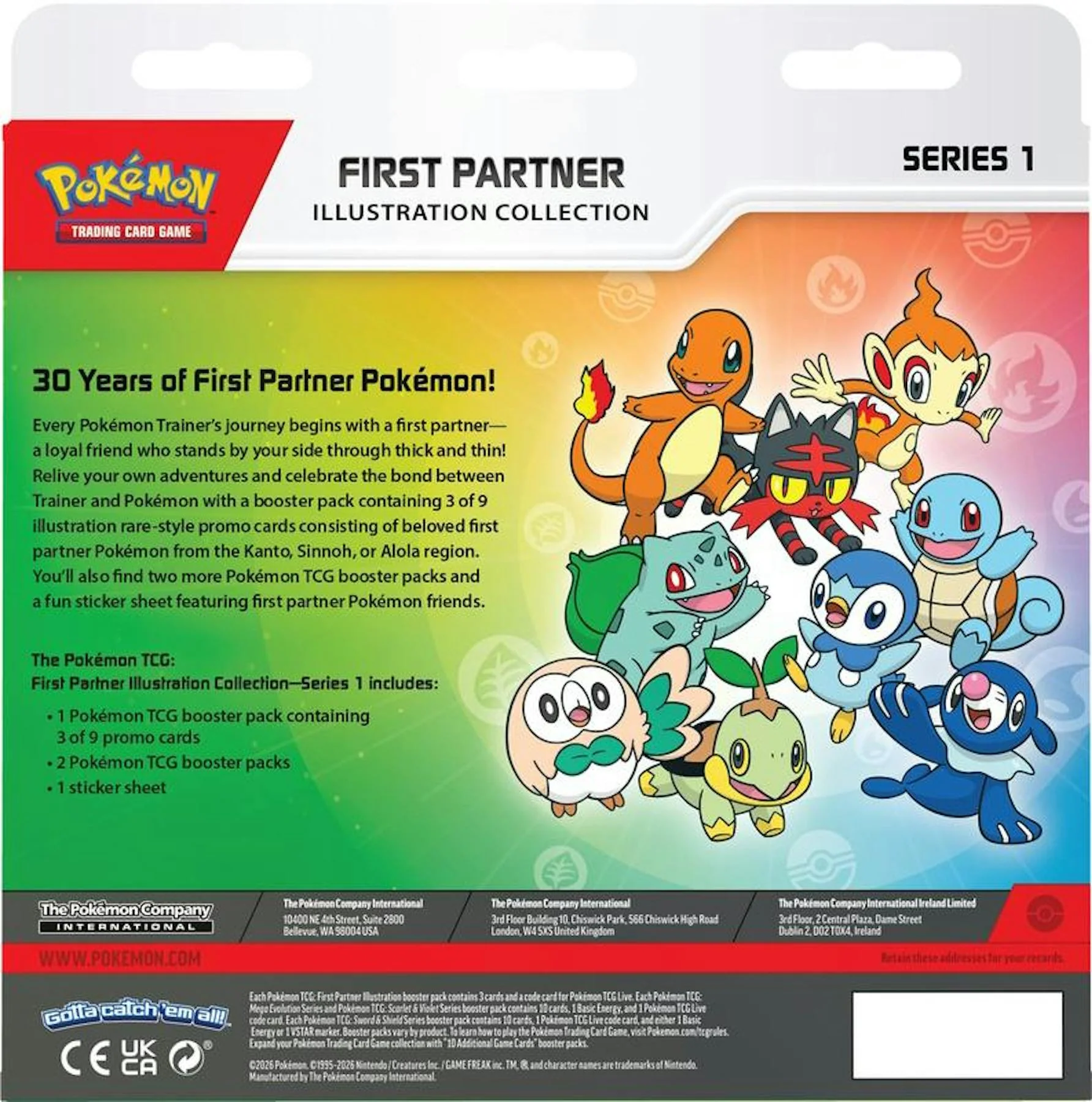 Pokemon First Partner Illustration Collection Series 1 Box | Columbia Sports Cards - Image 3