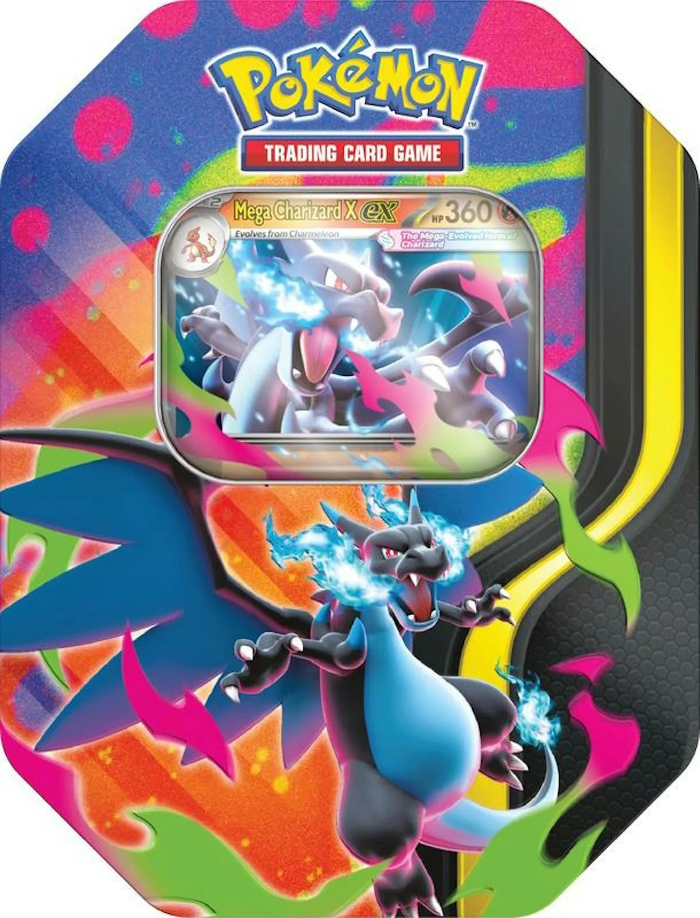 Pokemon Mega Charizard ex Tin  | Columbia Sports Cards