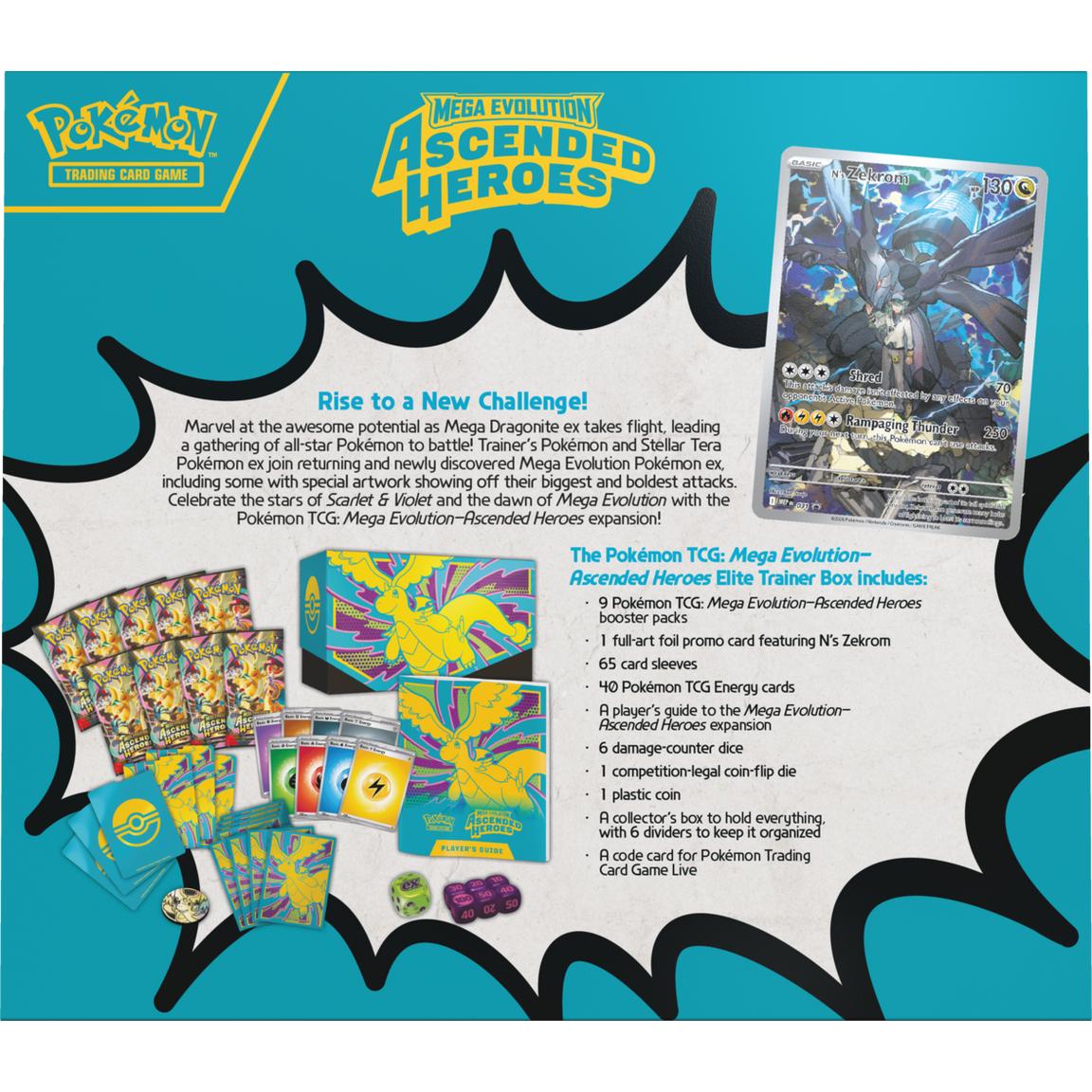 Pokemon Mega Evolution Ascended Heroes Elite Trainer Box - Image 3