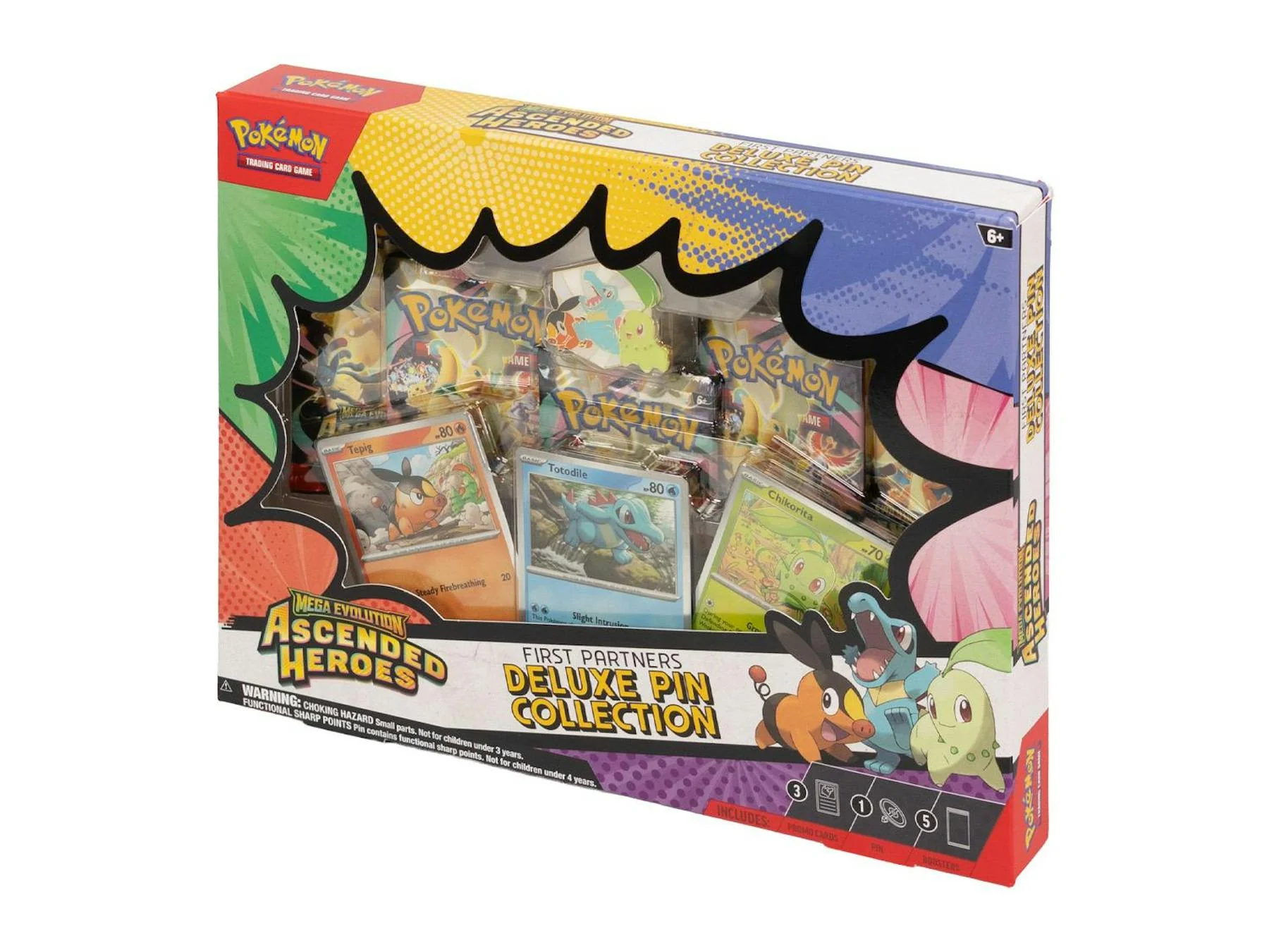 Pokemon Mega Evolution Ascended Heroes First Partners Deluxe Pin Collection Box | Columbia Sports Cards - Image 2