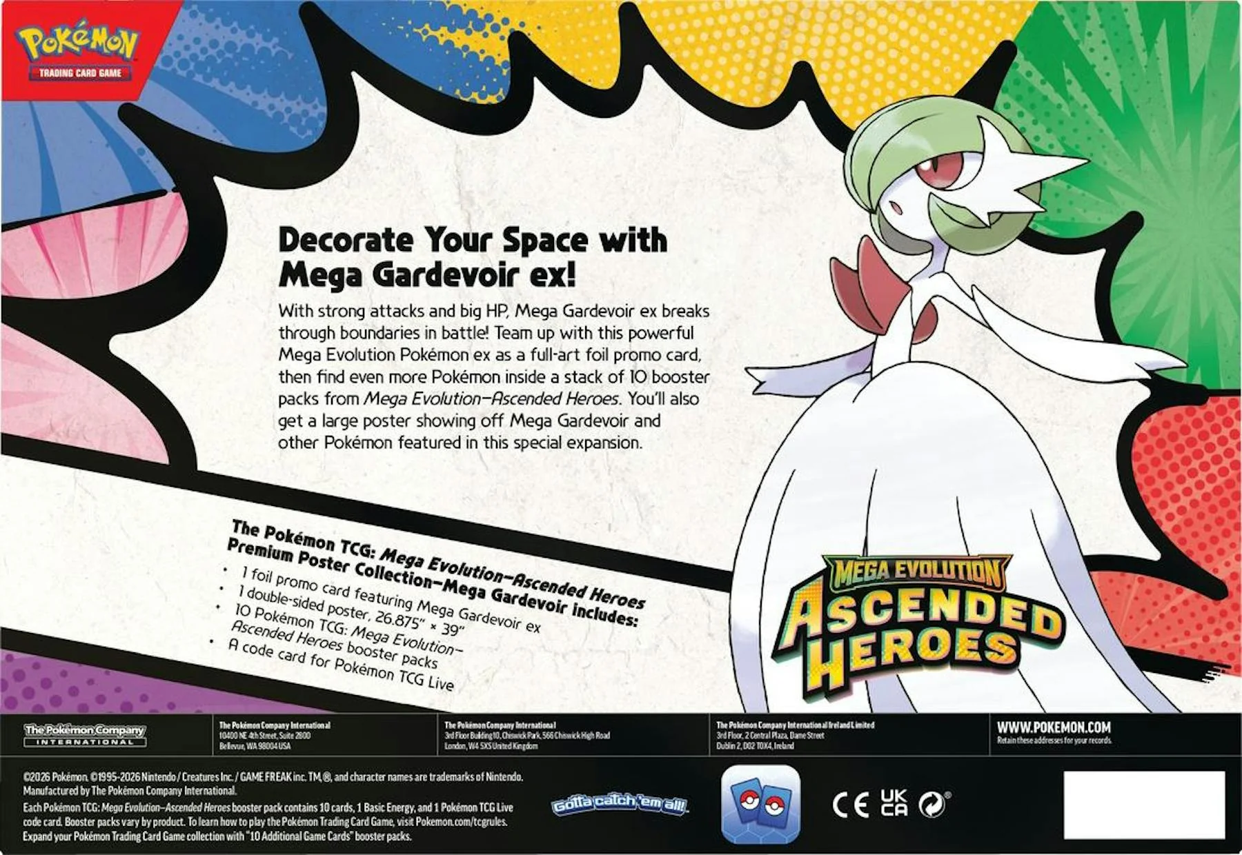 Pokemon Mega Evolution Ascended Heroes Premium Poster Collection Box | Columbia Sports Cards - Image 4