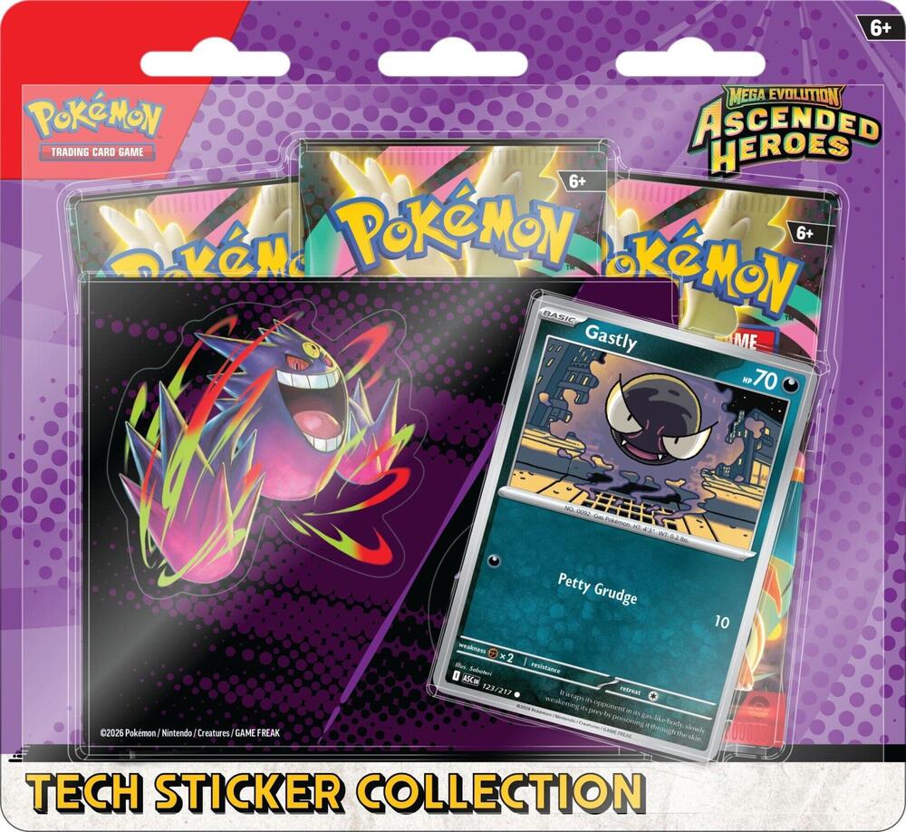 Pokémon Mega Evolution: Ascended Heroes Tech Sticker Collection | Columbia Sports Cards - Image 2