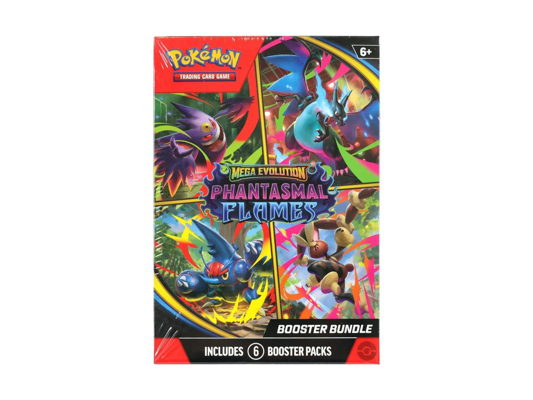 Pokémon Mega Evolution Phantasmal Flames Booster Bundle (6 Packs)