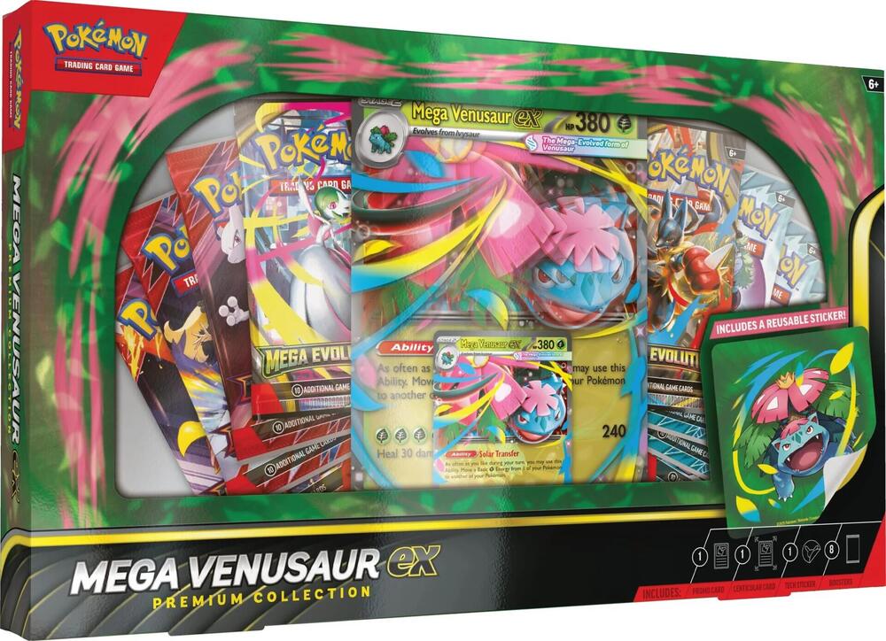 Pokémon Mega Venusaur EX Premium Collection Box | Columbia Sports Cards