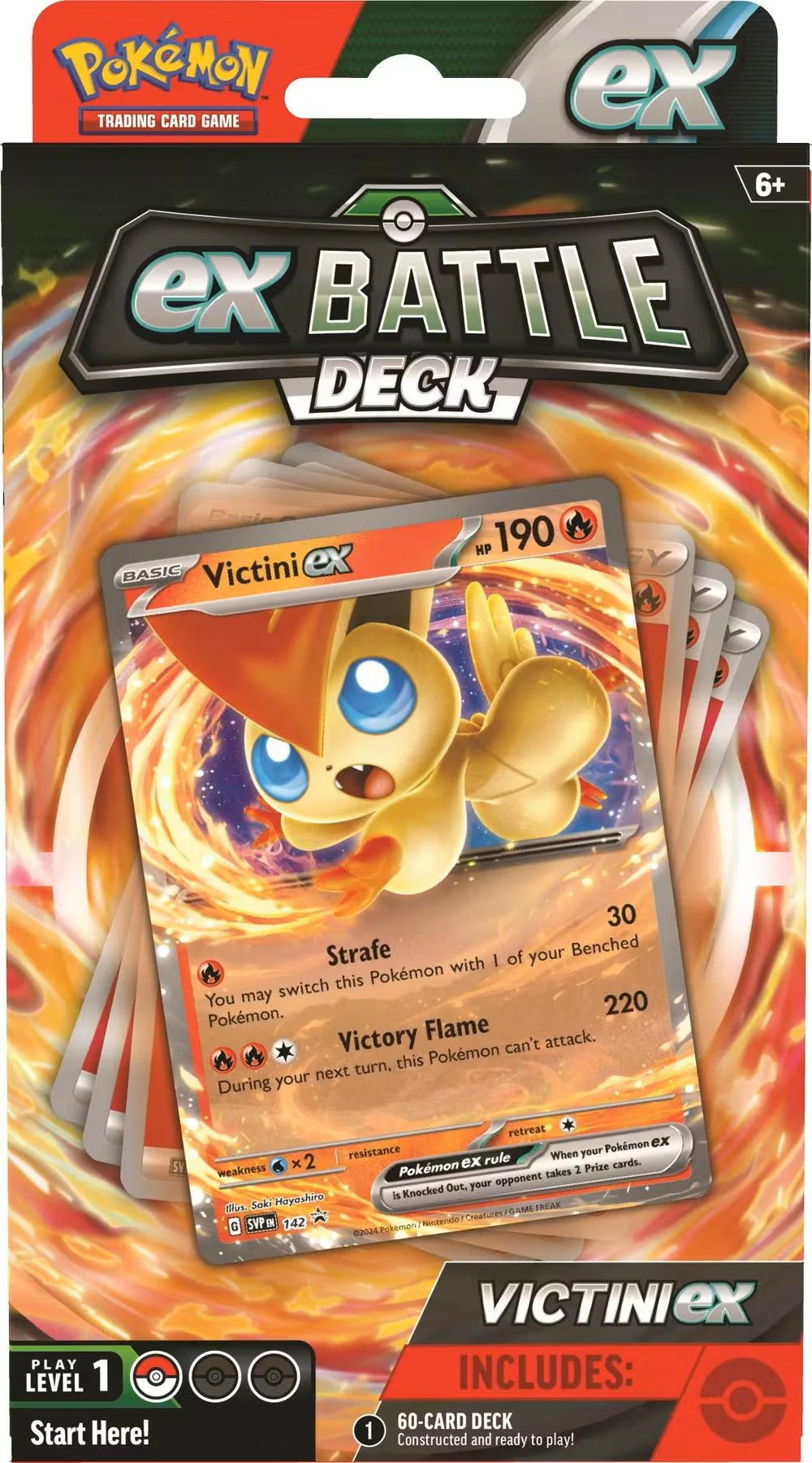 Pokemon Miraidon ex / Victini ex Battle Deck Box - Image 2