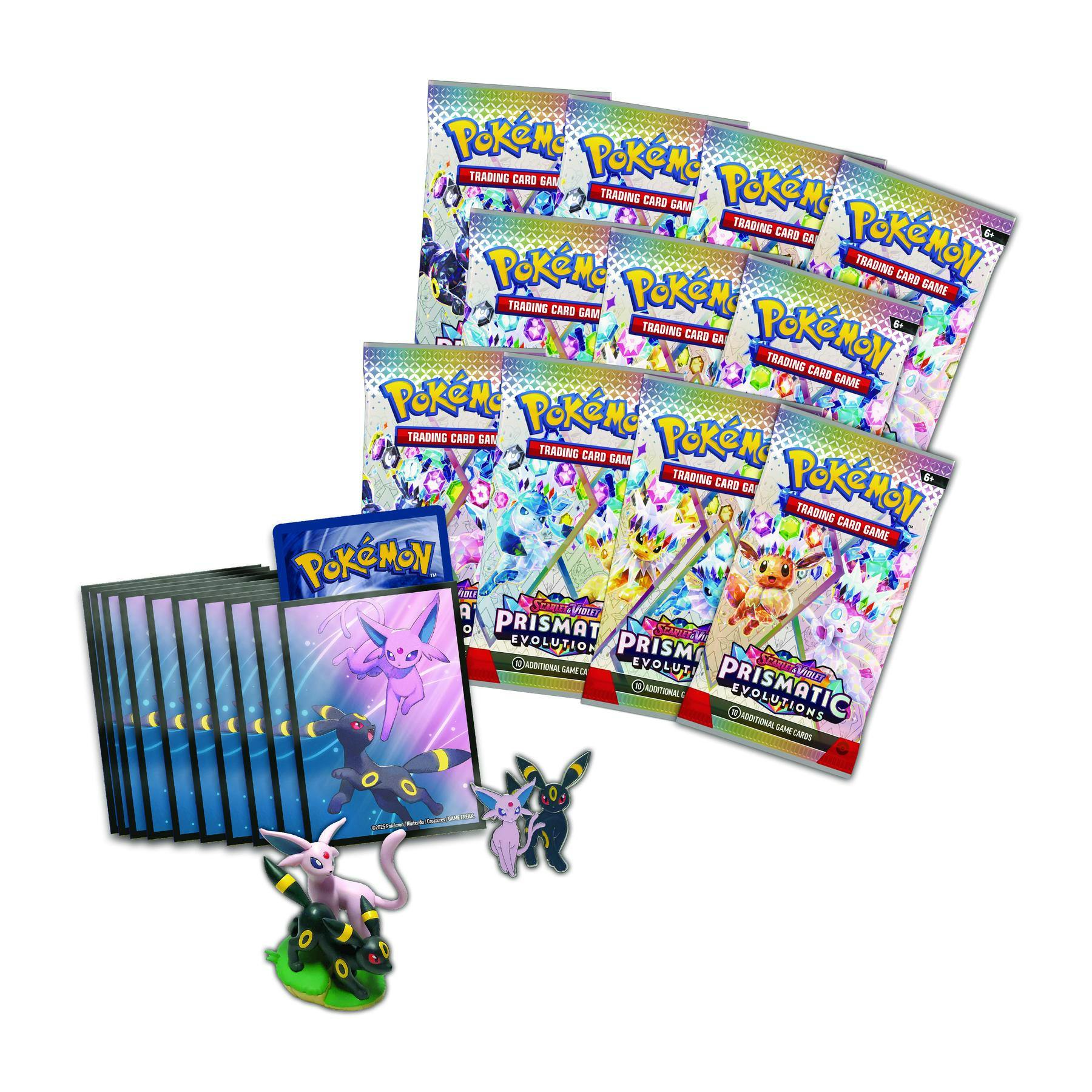 Pokémon Prismatic Evolutions Premium Figure Collection Box – Espeon & Umbreon | Columbia Sports Cards - Image 2