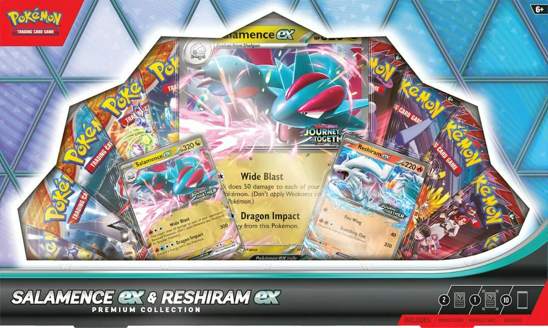 Pokémon Salamence & Reshiram EX Premium Collection Box | Columbia Sports Cards