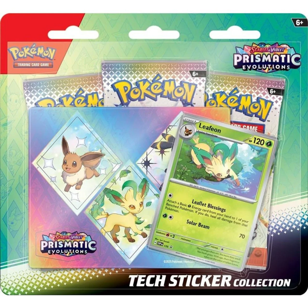 Pokémon Scarlet and Violet Prismatic Evolutions Tech Sticker Collection - Image 2