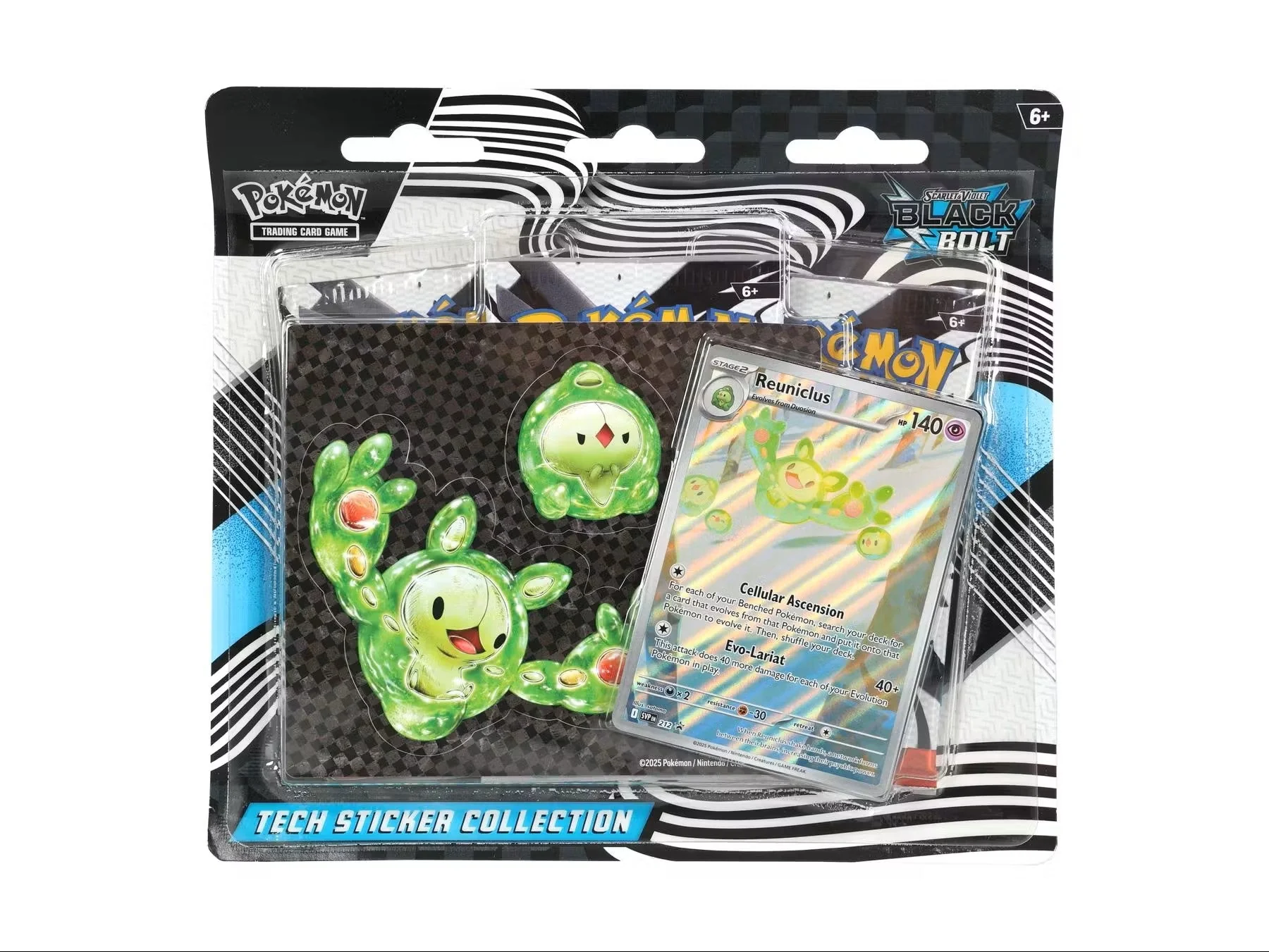Pokemon Scarlet & Violet: Black Bolt Tech Sticker Collection Pack – Columbia Sports Cards & More