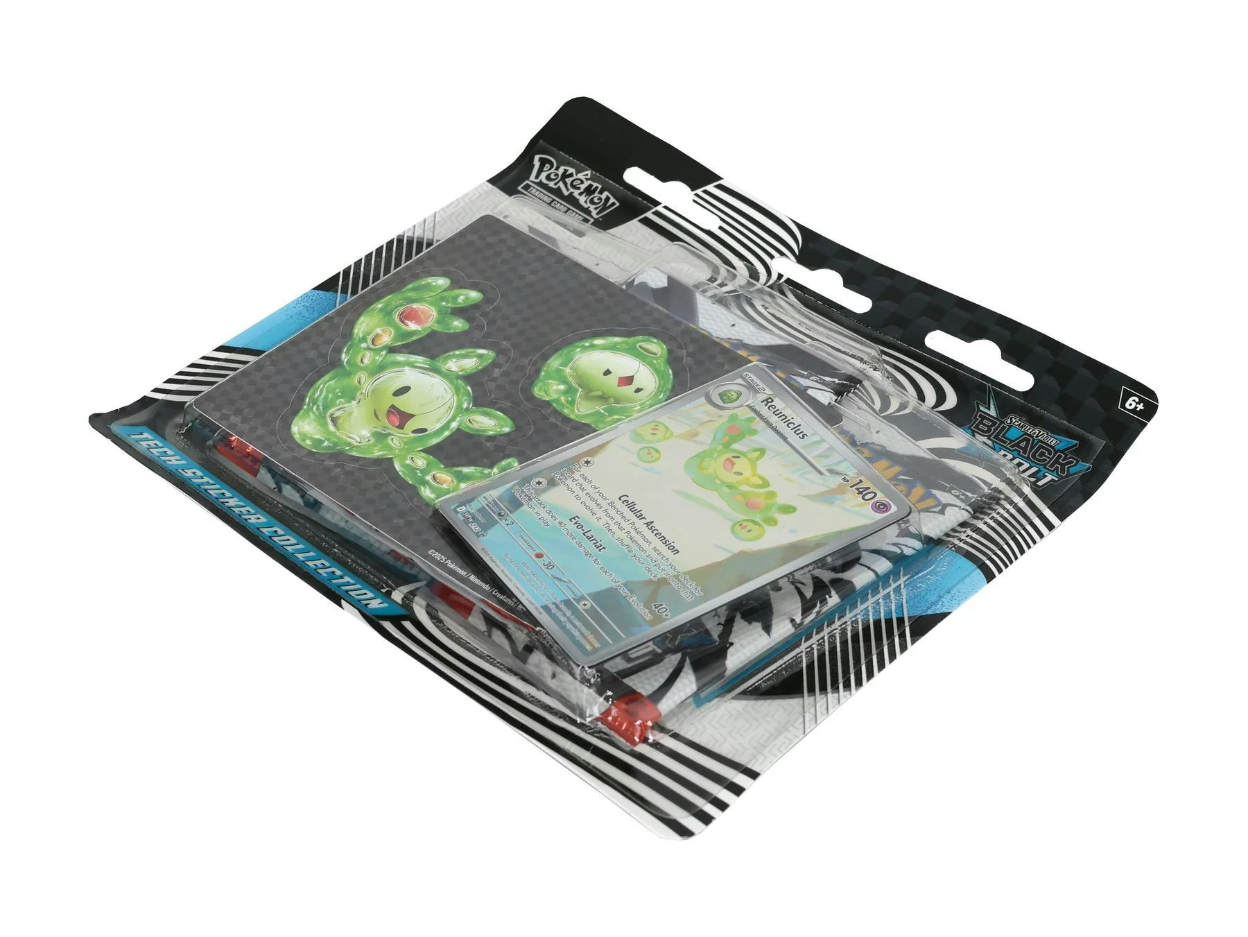 Pokemon Scarlet & Violet: Black Bolt Tech Sticker Collection Pack – Columbia Sports Cards & More - Image 2