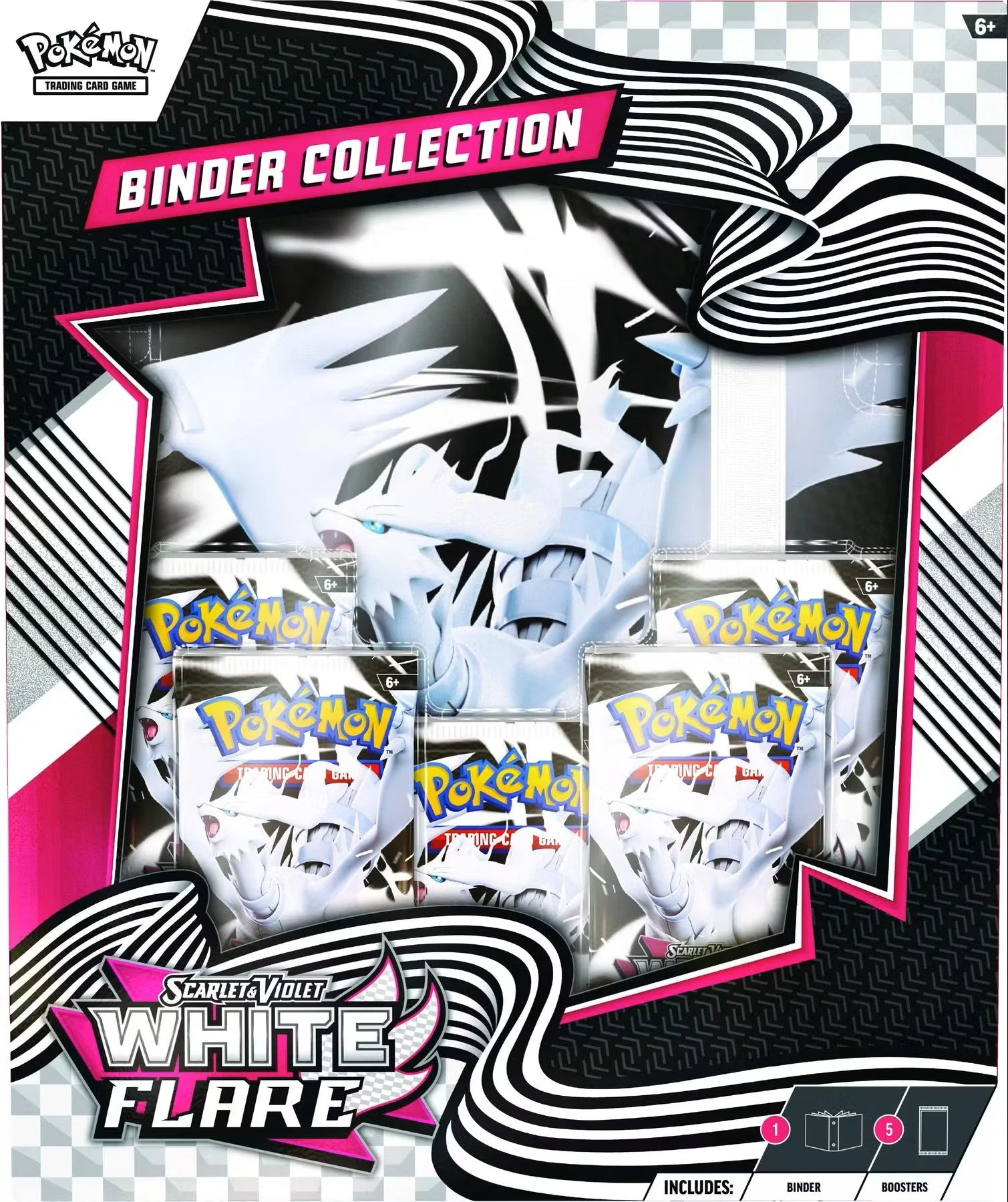 Pokémon Scarlet & Violet: White Flare Binder Collection Box | Columbia Sports Cards & More