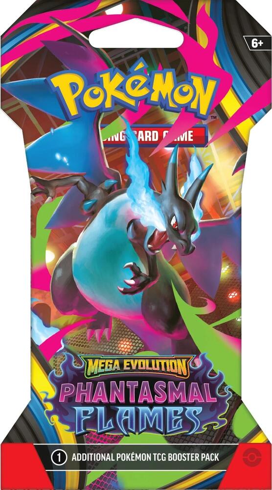 Pokémon TCG: Mega Evolution - Phantasmal Flames Sleeved Booster Pack | Columbia Sports Cards