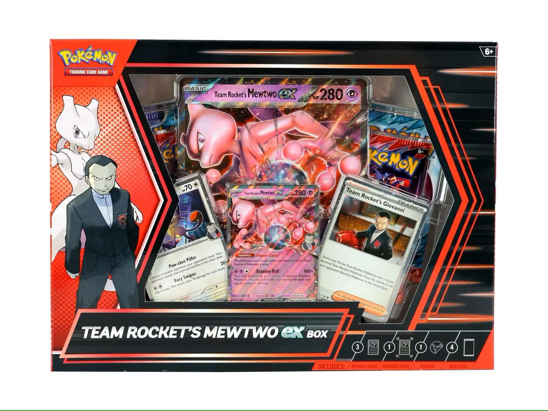 Pokemon Team Rocket's Mewtwo ex Box