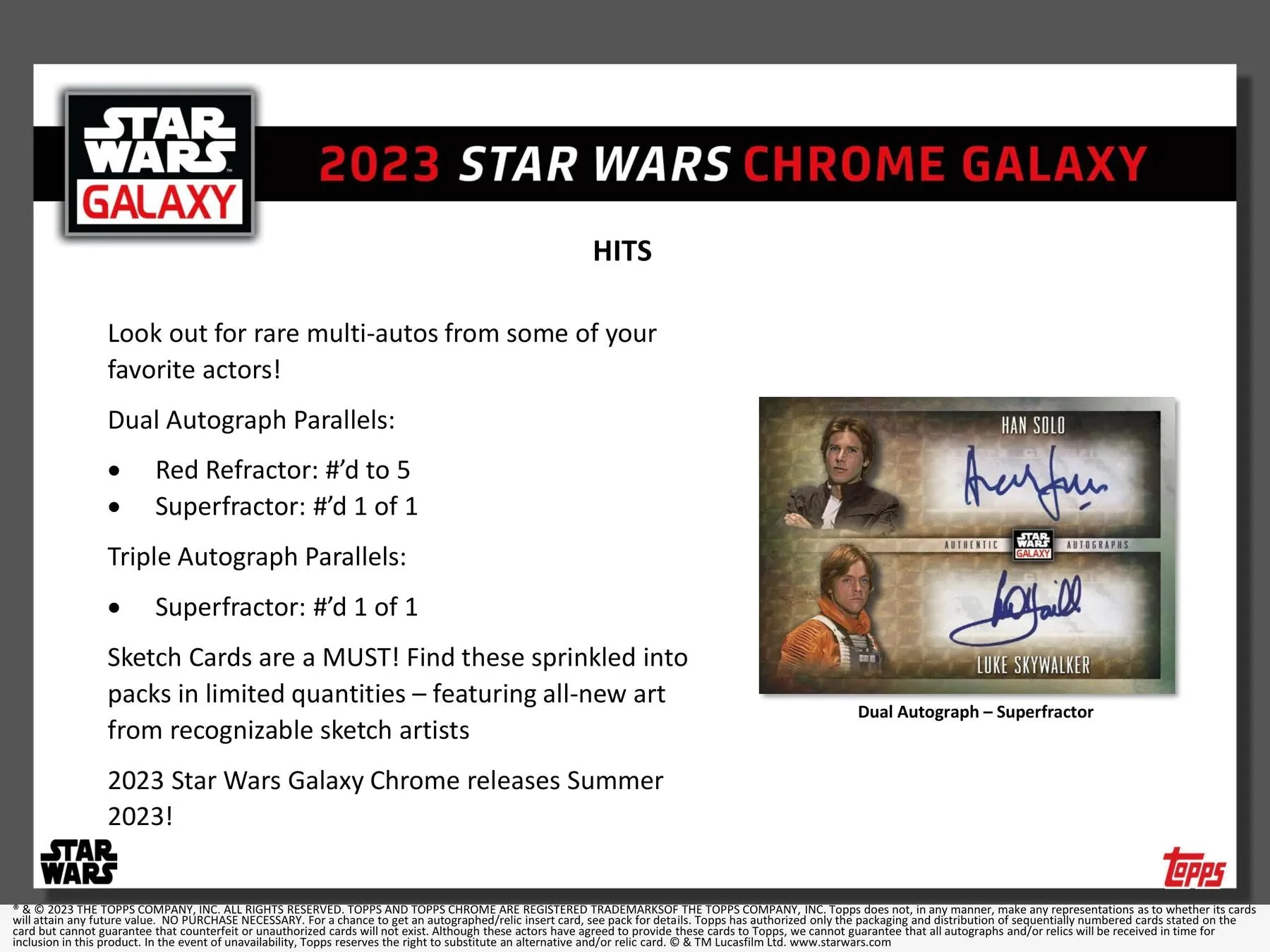 Star Wars Chrome Galaxy Hobby Box (Topps 2023) - Image 4