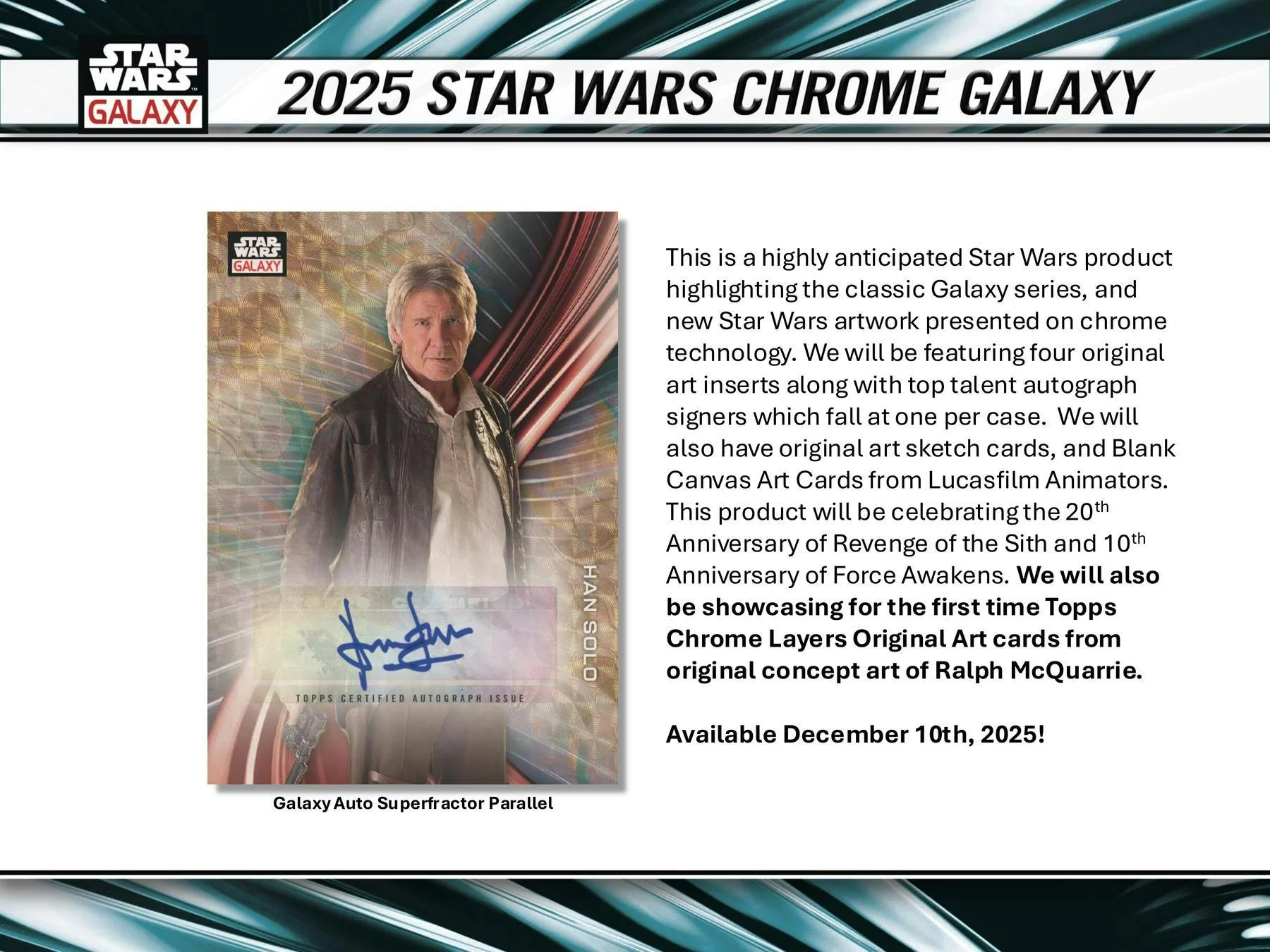 Star Wars Chrome Galaxy Hobby Box (Topps 2025) | Columbia Sports Cards - Image 2