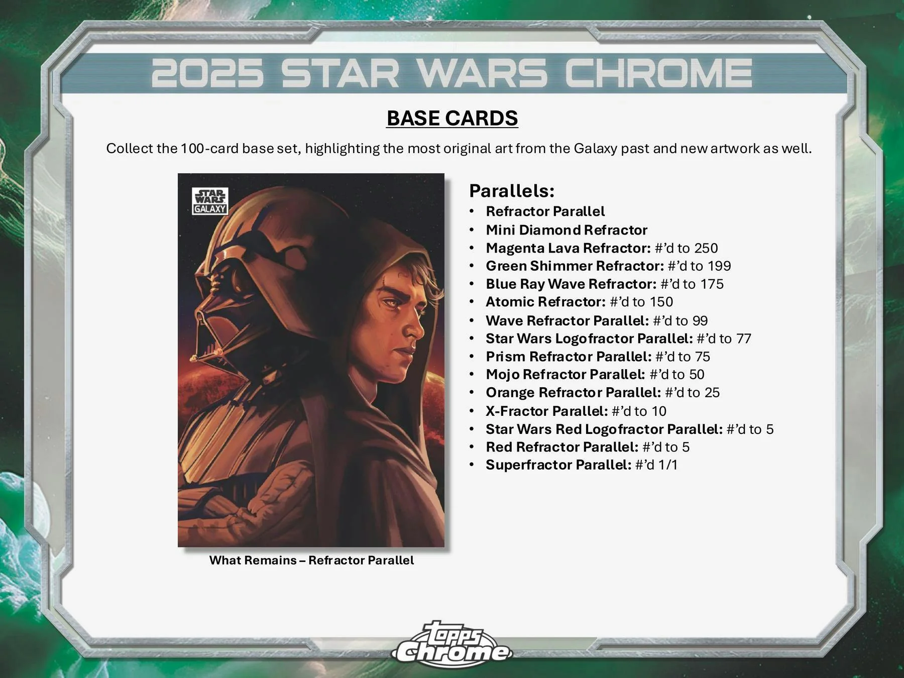 Star Wars Chrome Galaxy Hobby Box (Topps 2025) | Columbia Sports Cards - Image 3