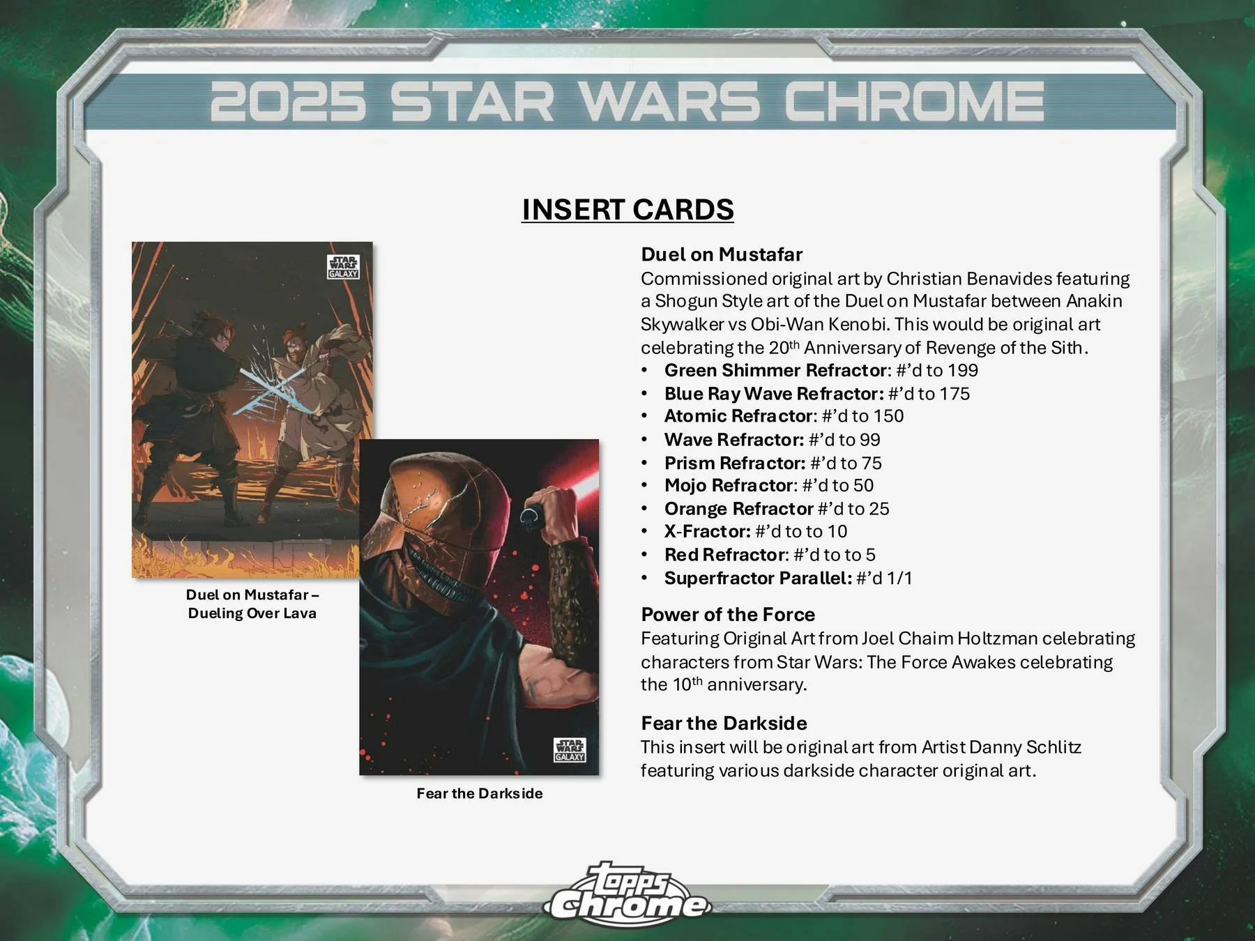 Star Wars Chrome Galaxy Hobby Box (Topps 2025) | Columbia Sports Cards - Image 4