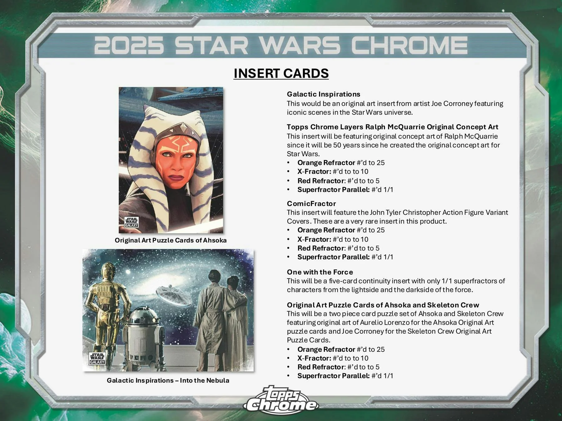 Star Wars Chrome Galaxy Hobby Box (Topps 2025) | Columbia Sports Cards - Image 5