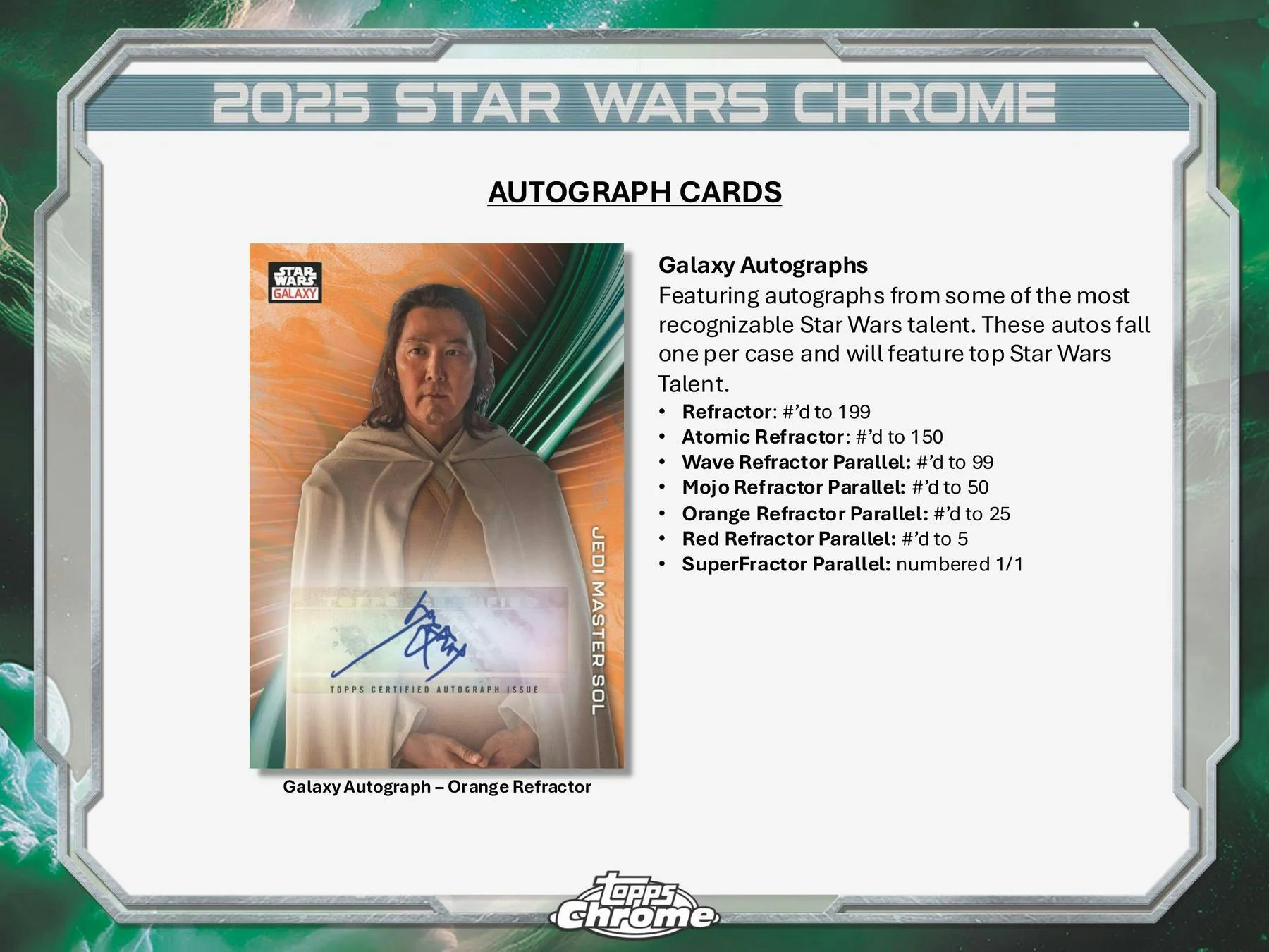 Star Wars Chrome Galaxy Hobby Box (Topps 2025) | Columbia Sports Cards - Image 6