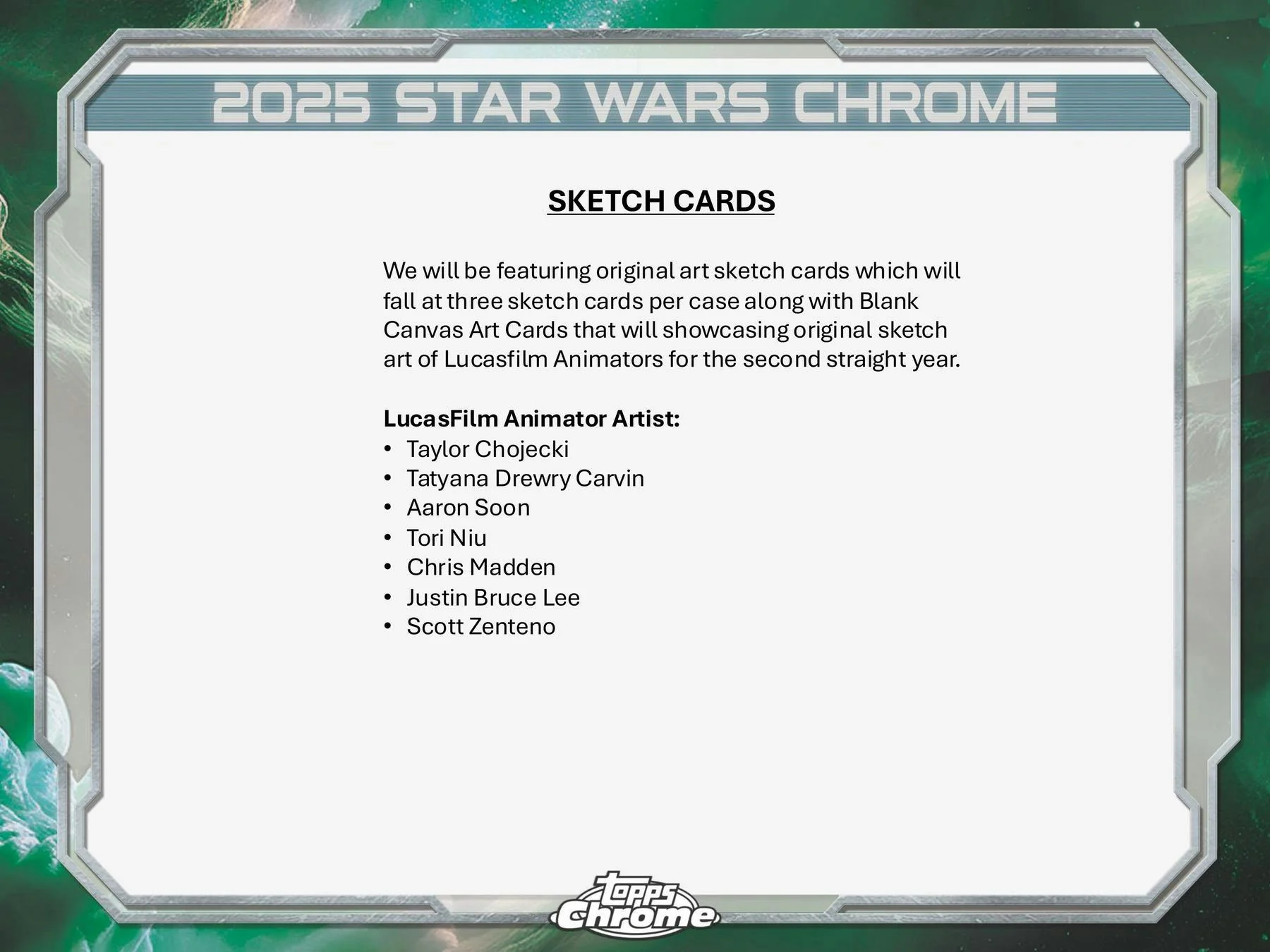 Star Wars Chrome Galaxy Hobby Box (Topps 2025) | Columbia Sports Cards - Image 8