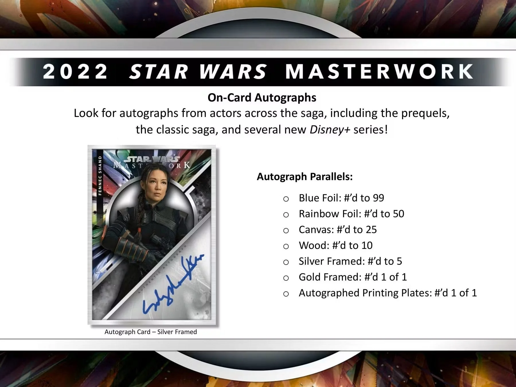 Star Wars Masterwork Hobby Box (Topps 2022) - Image 3