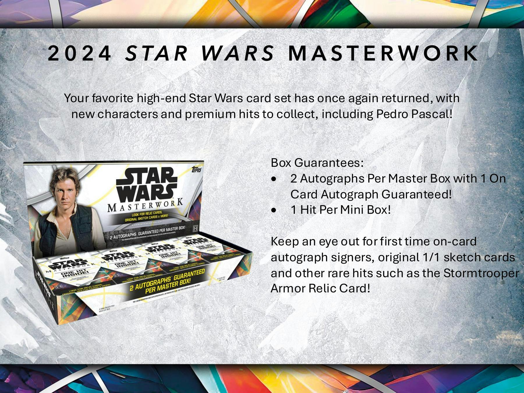 Star Wars Masterwork Hobby Box (Topps 2024) - Image 4