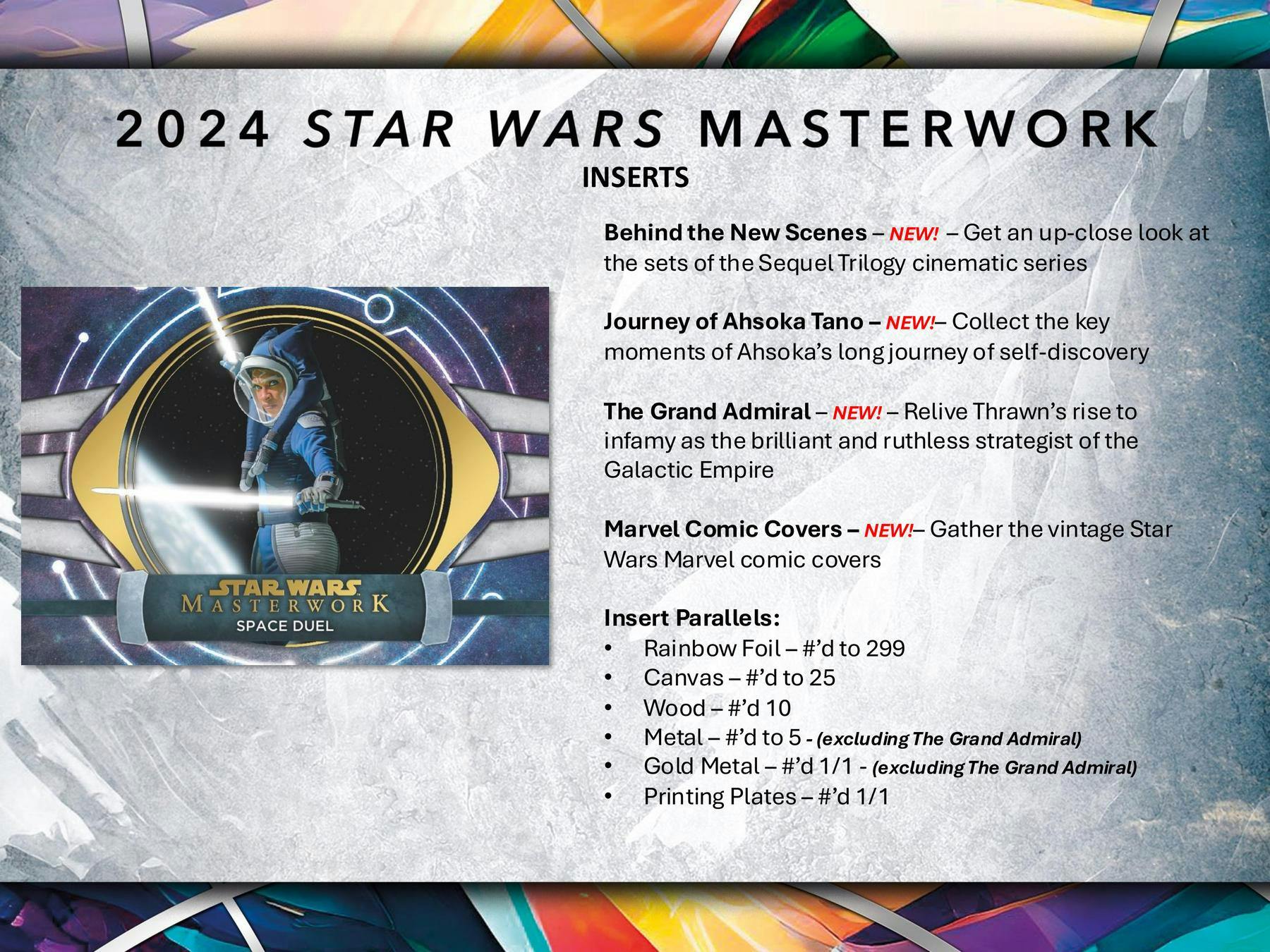 Star Wars Masterwork Hobby Box (Topps 2024) - Image 6