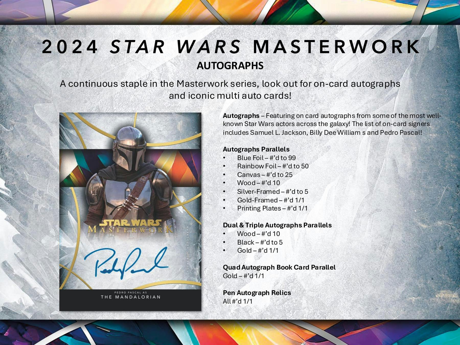 Star Wars Masterwork Hobby Box (Topps 2024) - Image 8