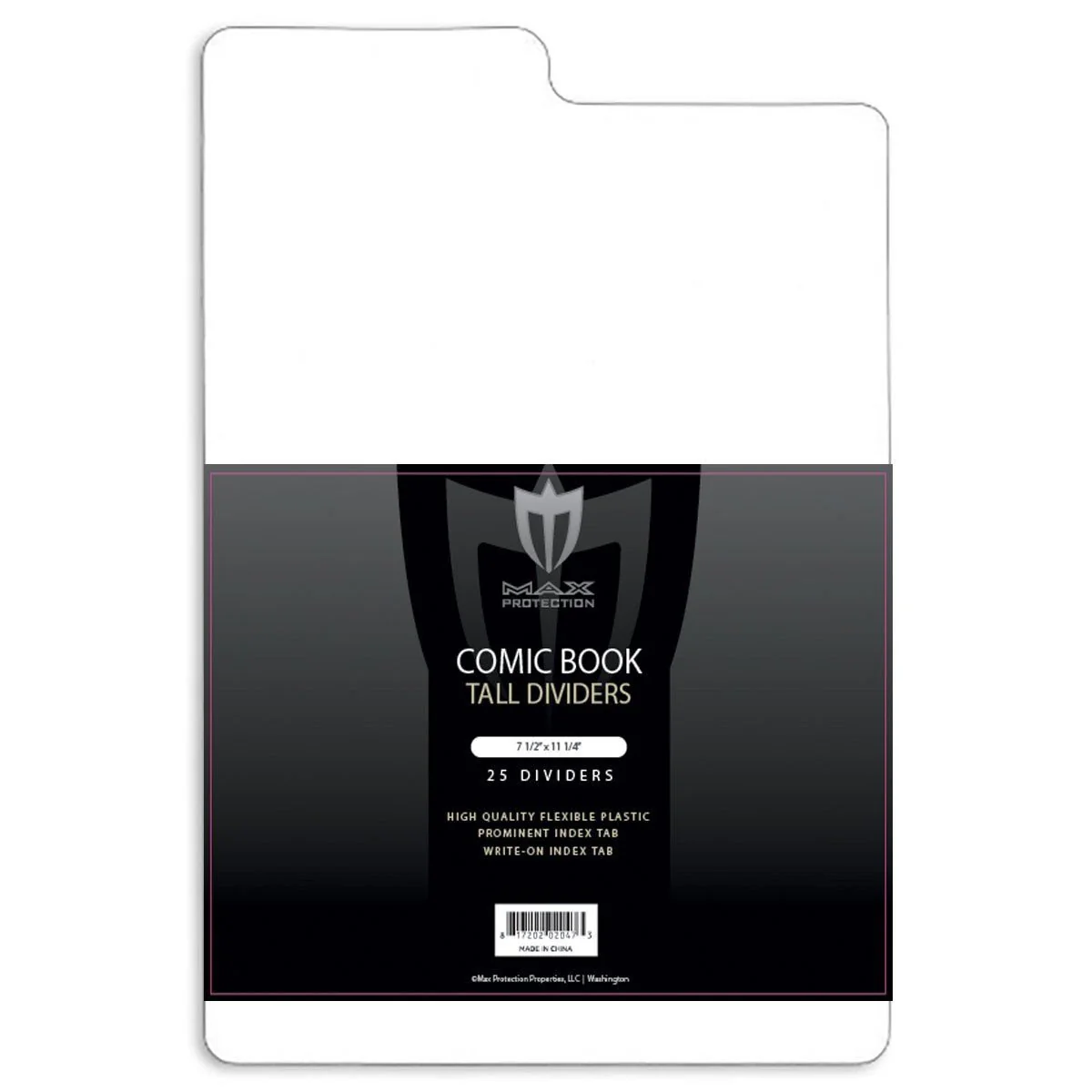 Tall Comic Book Dividers - 300ct Case