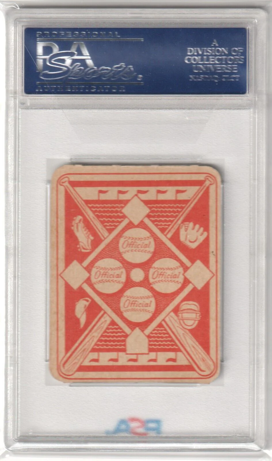 TED KLUSZEWSKI 1951 Topps Red Back #39 PSA 8 NM-MT - REDS - Image 2