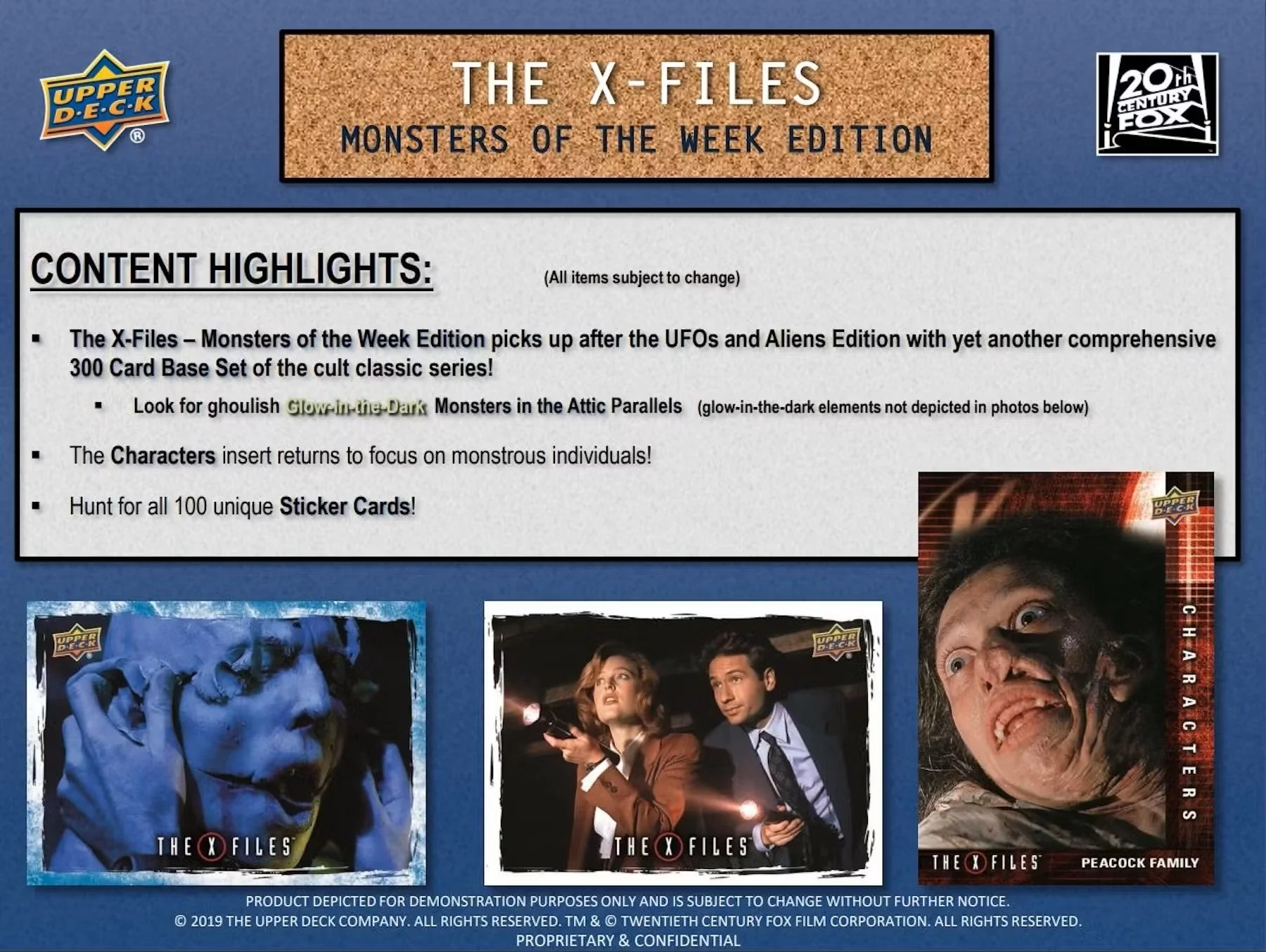 The X-Files: Monsters of the Week Trading Cards (Upper Deck 2024) - Image 4