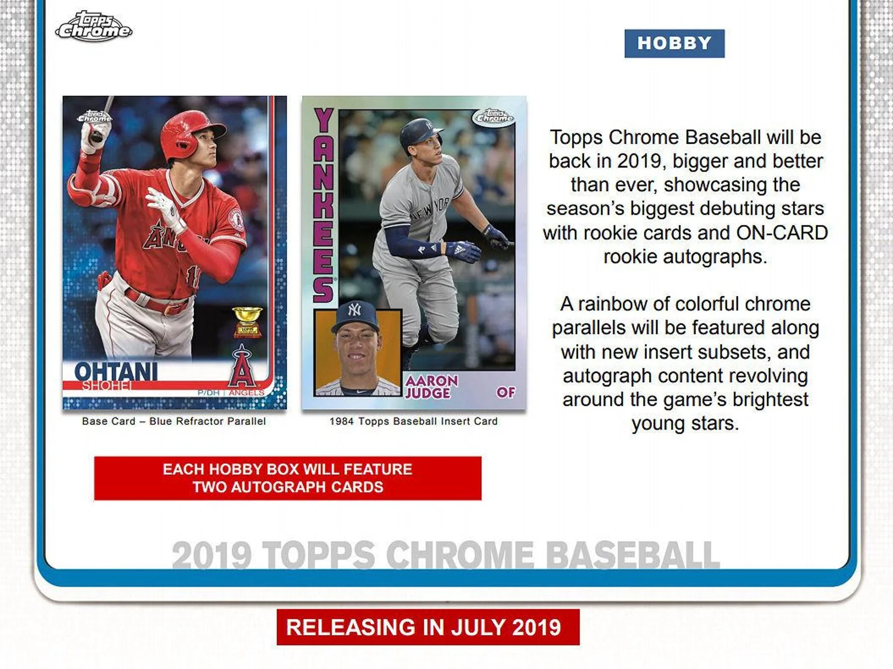 2019 Topps Chrome Baseball Hobby Box - Image 3