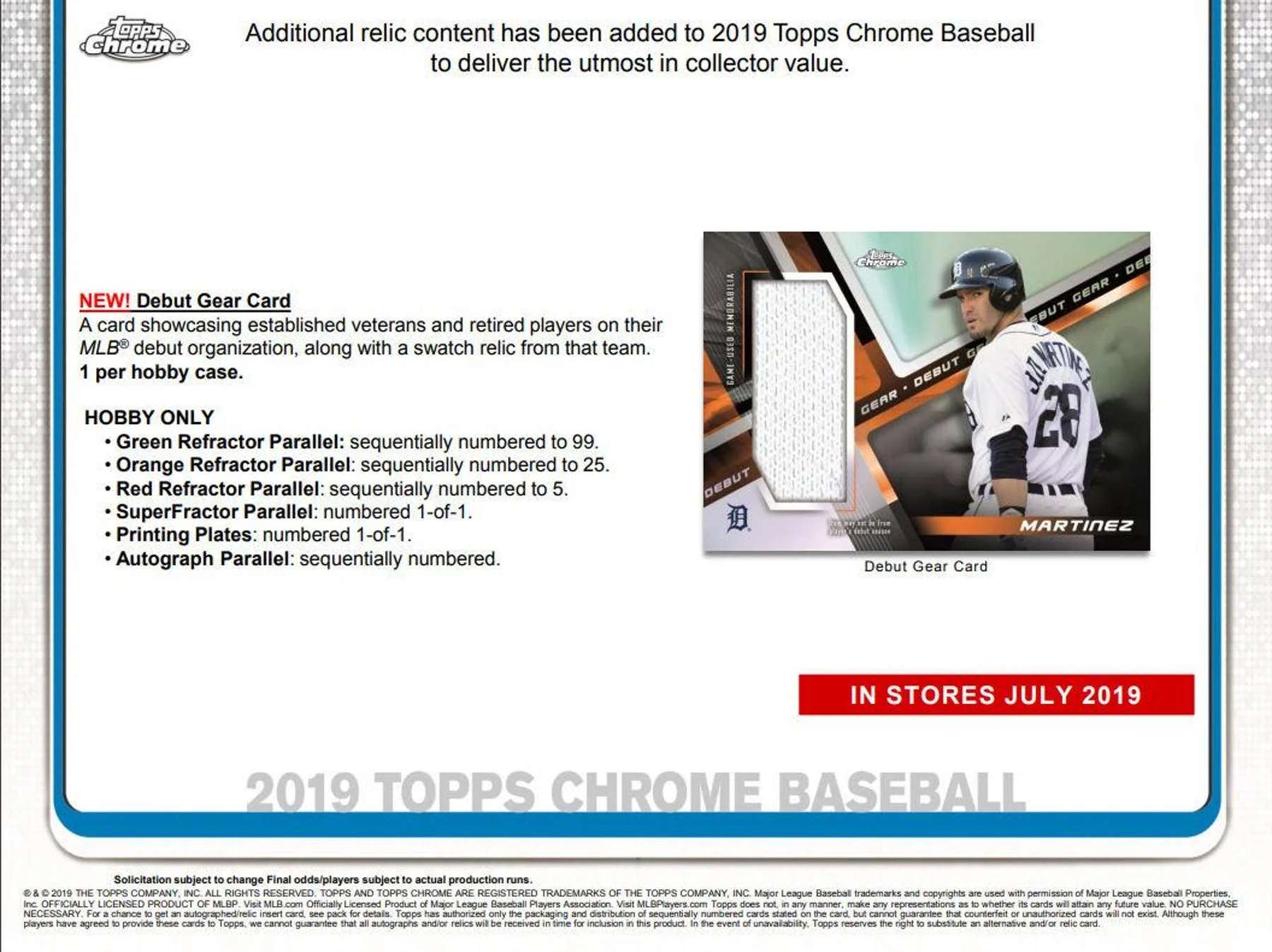 2019 Topps Chrome Baseball Jumbo Box - Image 3