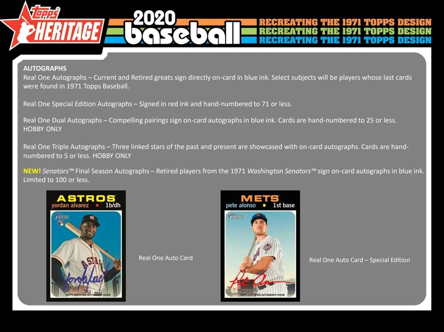 2020 Topps Heritage Baseball Hobby Box - Image 5