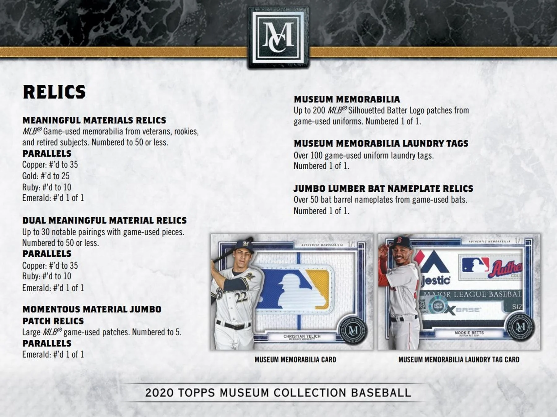 2020 Topps Museum Collection Baseball Hobby Box - Image 8