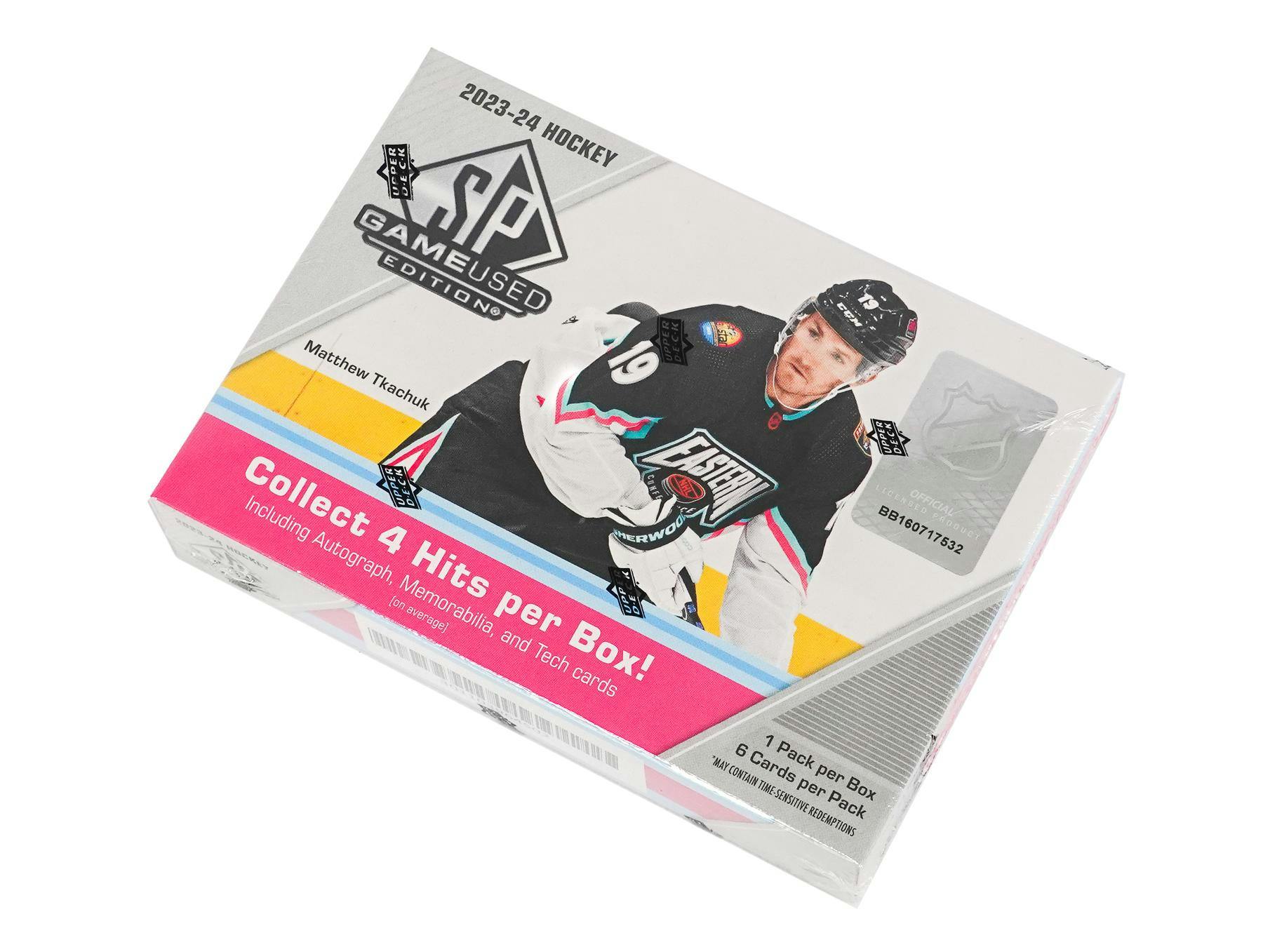 2023-24 Upper Deck SP Game Used Hockey Hobby Box - Image 2