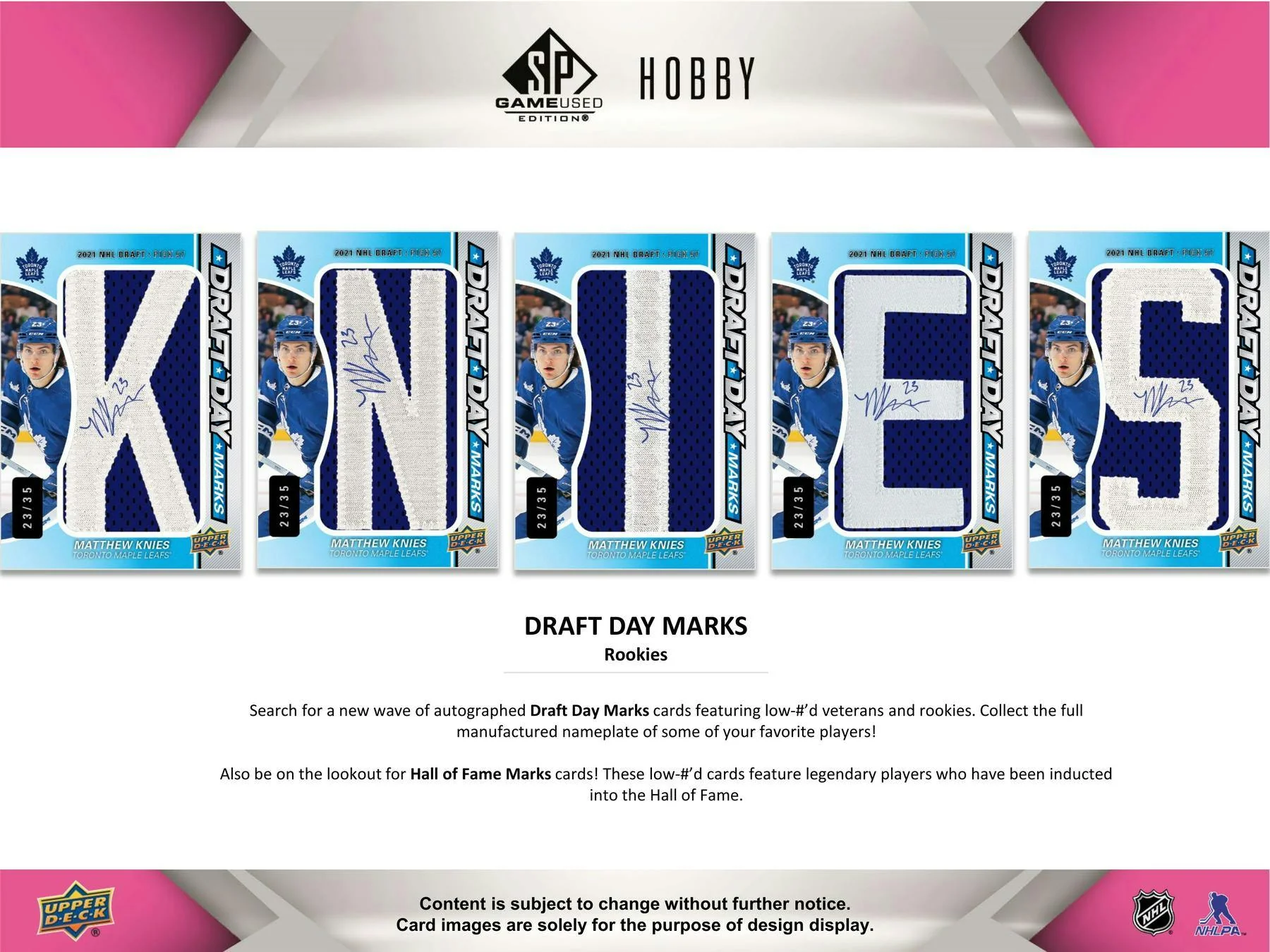 2023-24 Upper Deck SP Game Used Hockey Hobby Box - Image 6