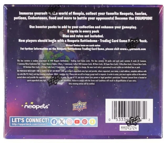 Upper Deck Neopets Battledome Defenders of Neopia Booster Box - Image 2