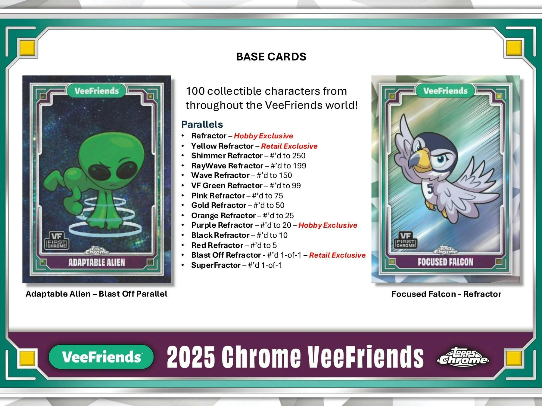 2025 Topps VeeFriends Chrome Hobby Box - Image 4