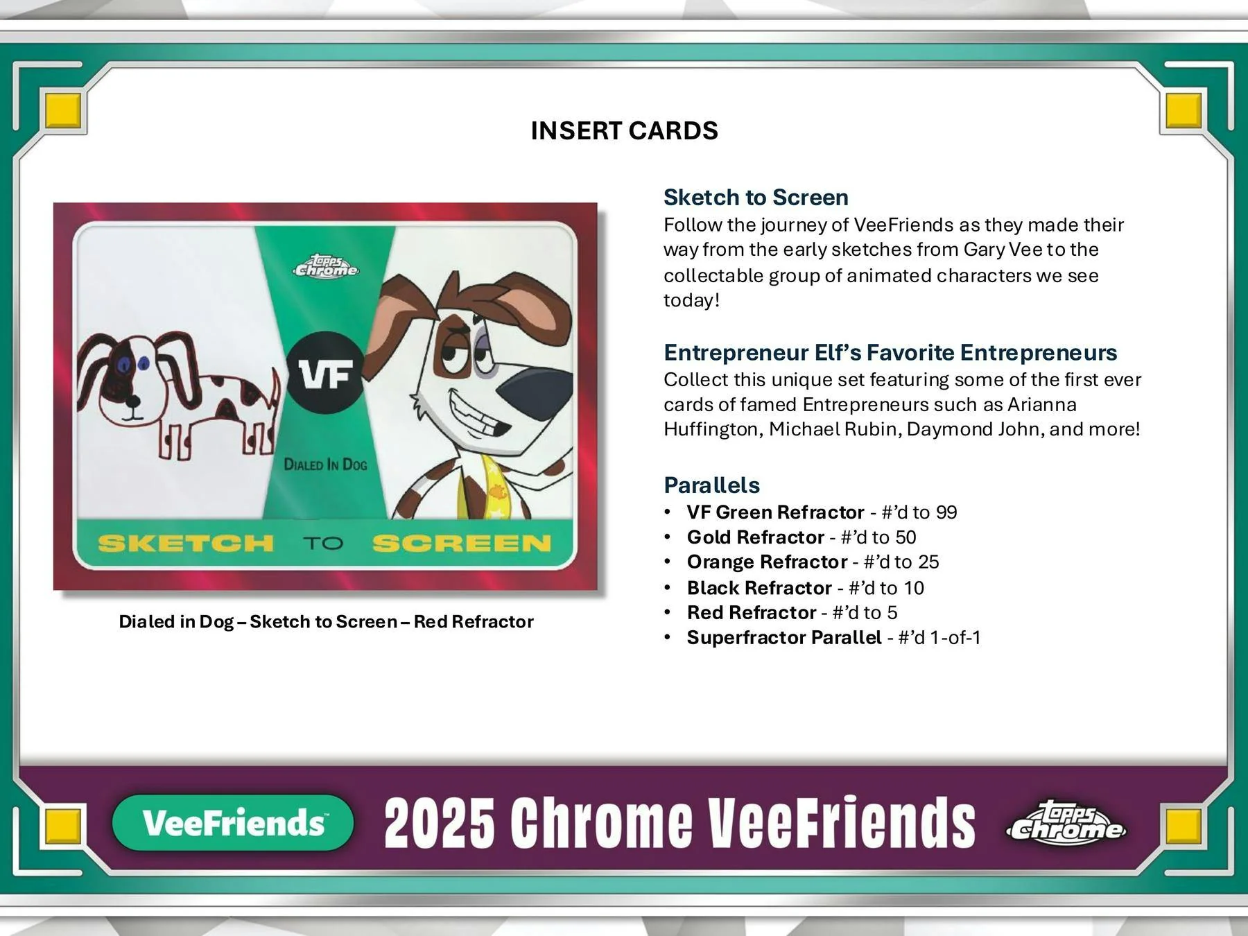 2025 Topps VeeFriends Chrome Hobby Box - Image 5