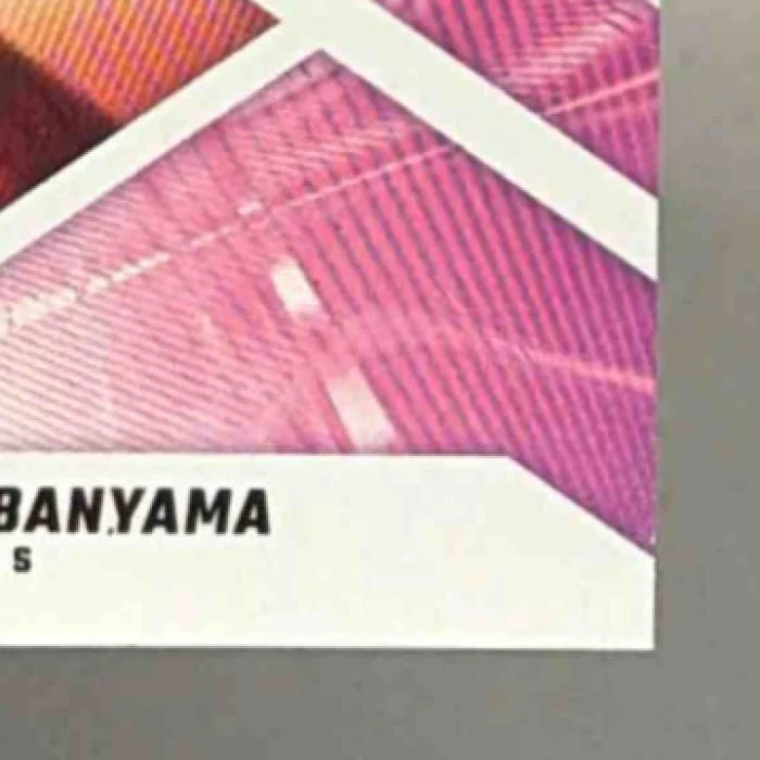 VICTOR WEMBANYAMA 2024 PANINI BLACK FRIDAY ROOKIE RC - SPURS - Image 6