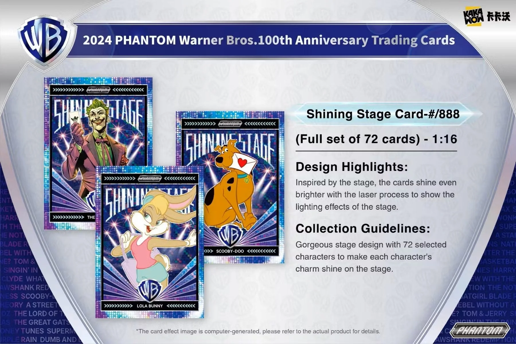 2024 Kakawow Warner Brothers Phantom 100th Anniversary Trading Cards Hobby Box - Image 10