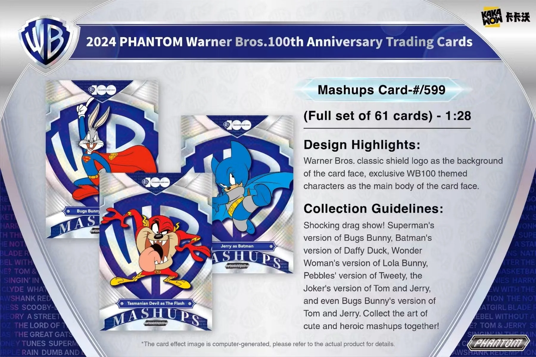 2024 Kakawow Warner Brothers Phantom 100th Anniversary Trading Cards Hobby Box - Image 11
