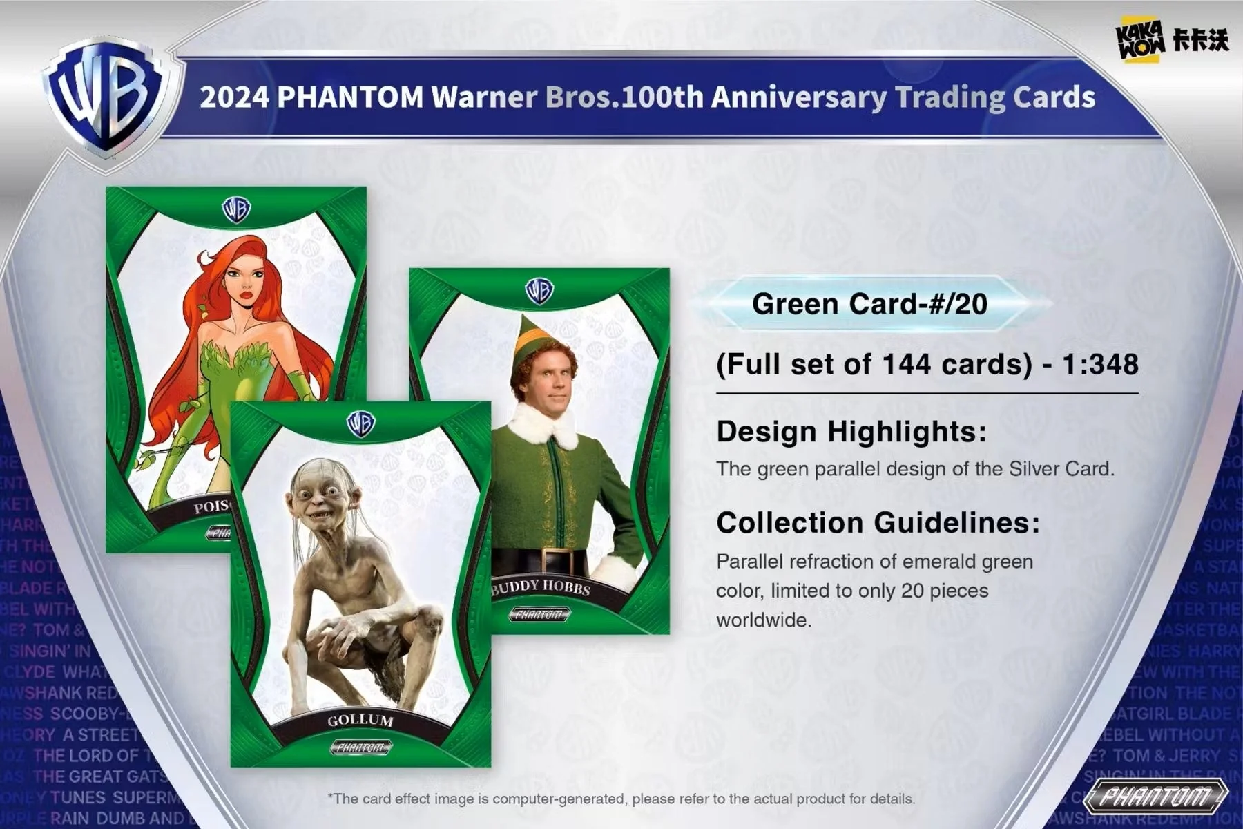 2024 Kakawow Warner Brothers Phantom 100th Anniversary Trading Cards Hobby Box - Image 17