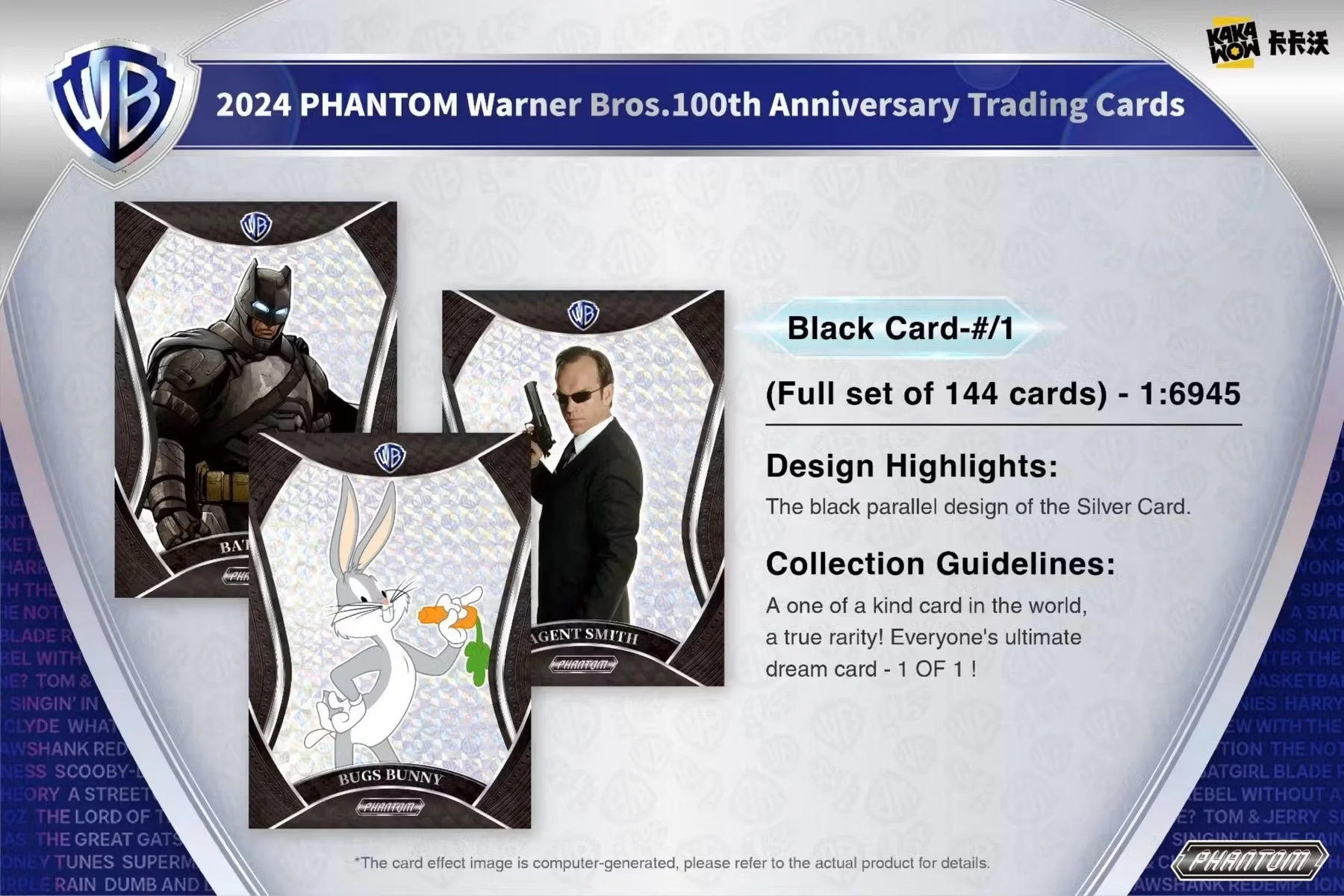 2024 Kakawow Warner Brothers Phantom 100th Anniversary Trading Cards Hobby Box - Image 21