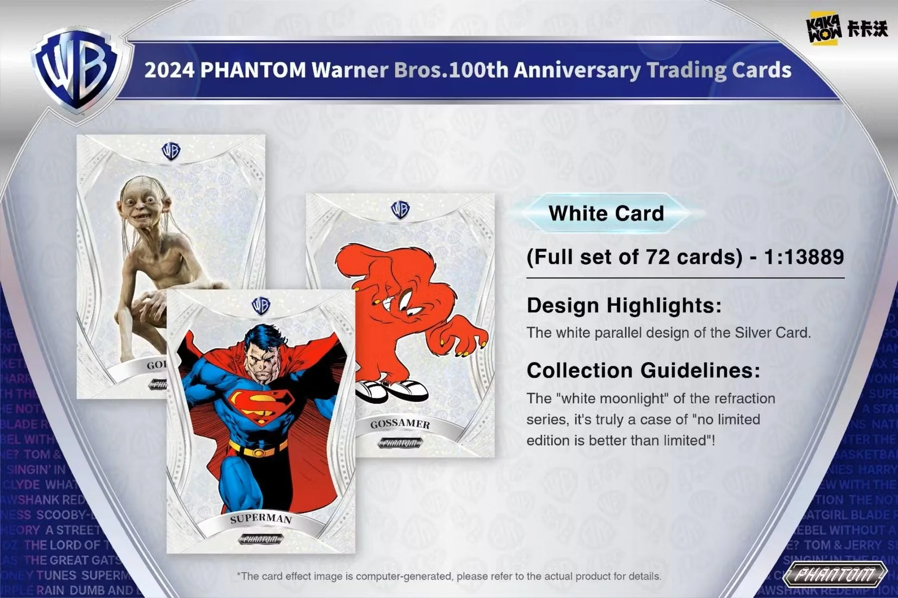 2024 Kakawow Warner Brothers Phantom 100th Anniversary Trading Cards Hobby Box - Image 22