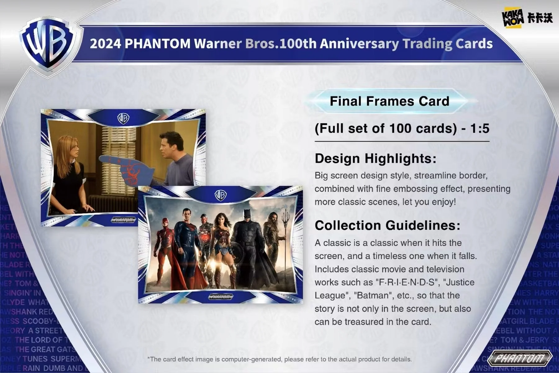 2024 Kakawow Warner Brothers Phantom 100th Anniversary Trading Cards Hobby Box - Image 8